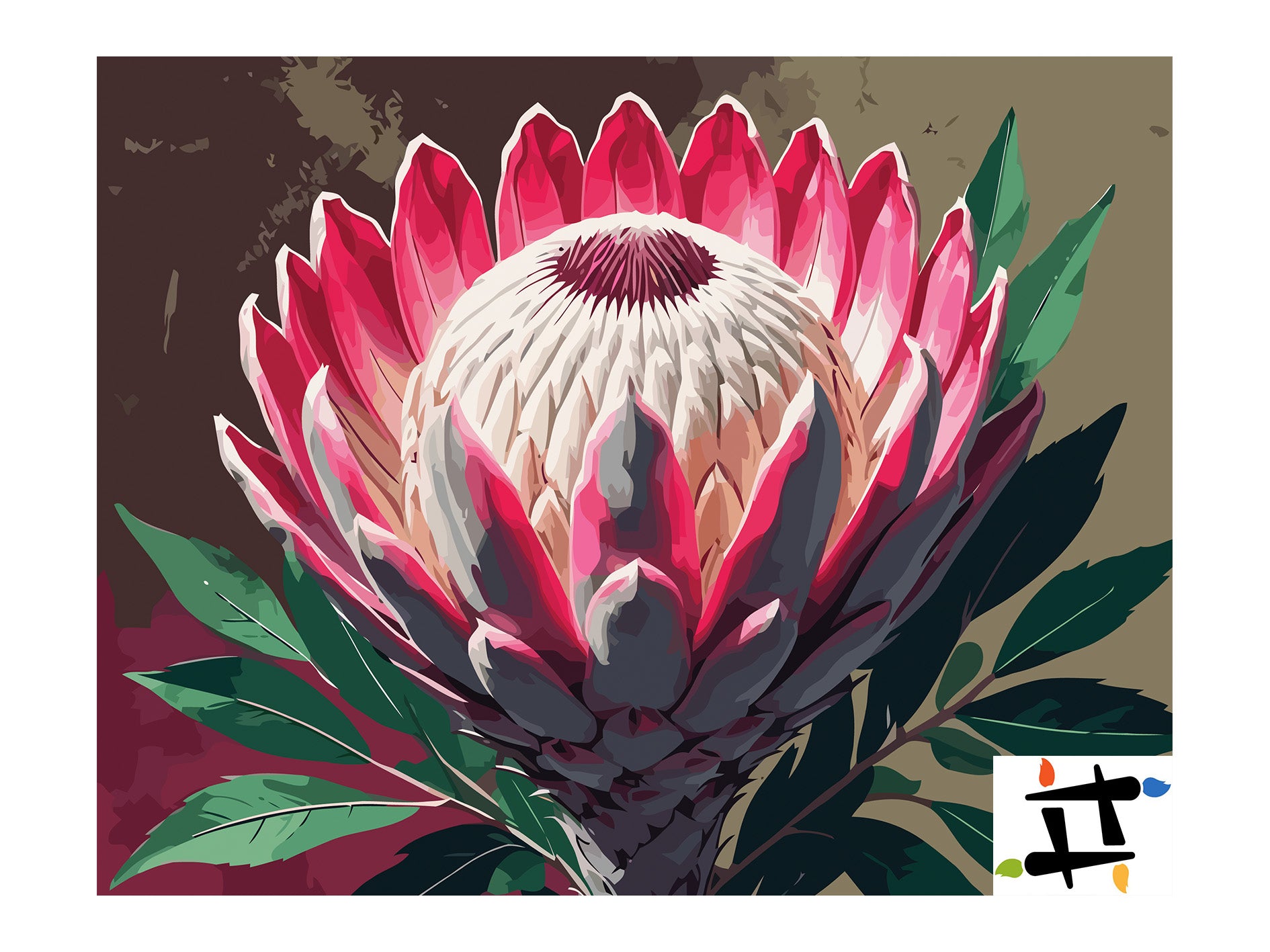 Pictura pe Numere – Coroana exotica 6929