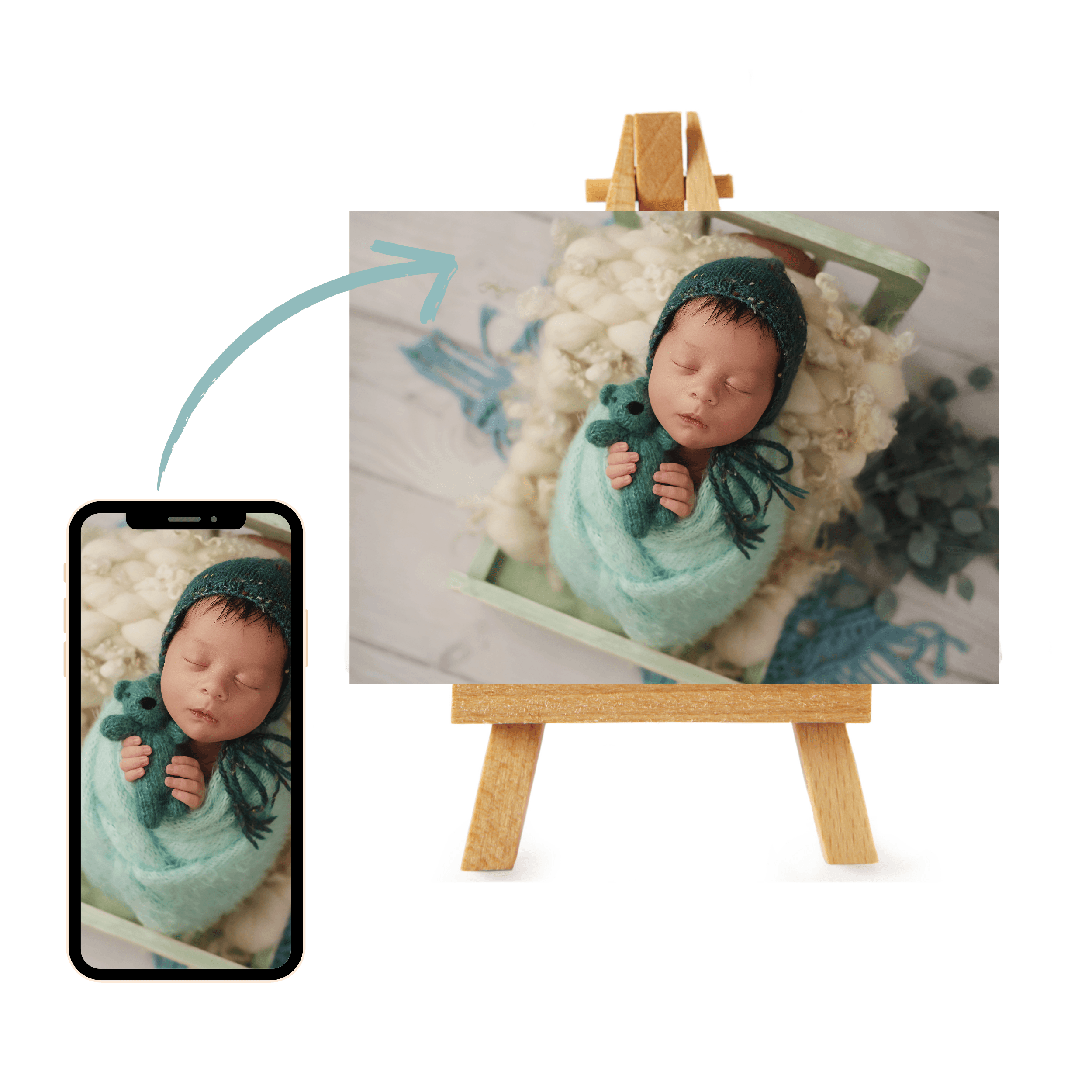Un tablou personalizat realizat prin imprimarea unei poze alese direct pe panza. Imaginea este printata pe canvas de inalta calitate si poate fi montata pe un sasiu optional pentru inramare