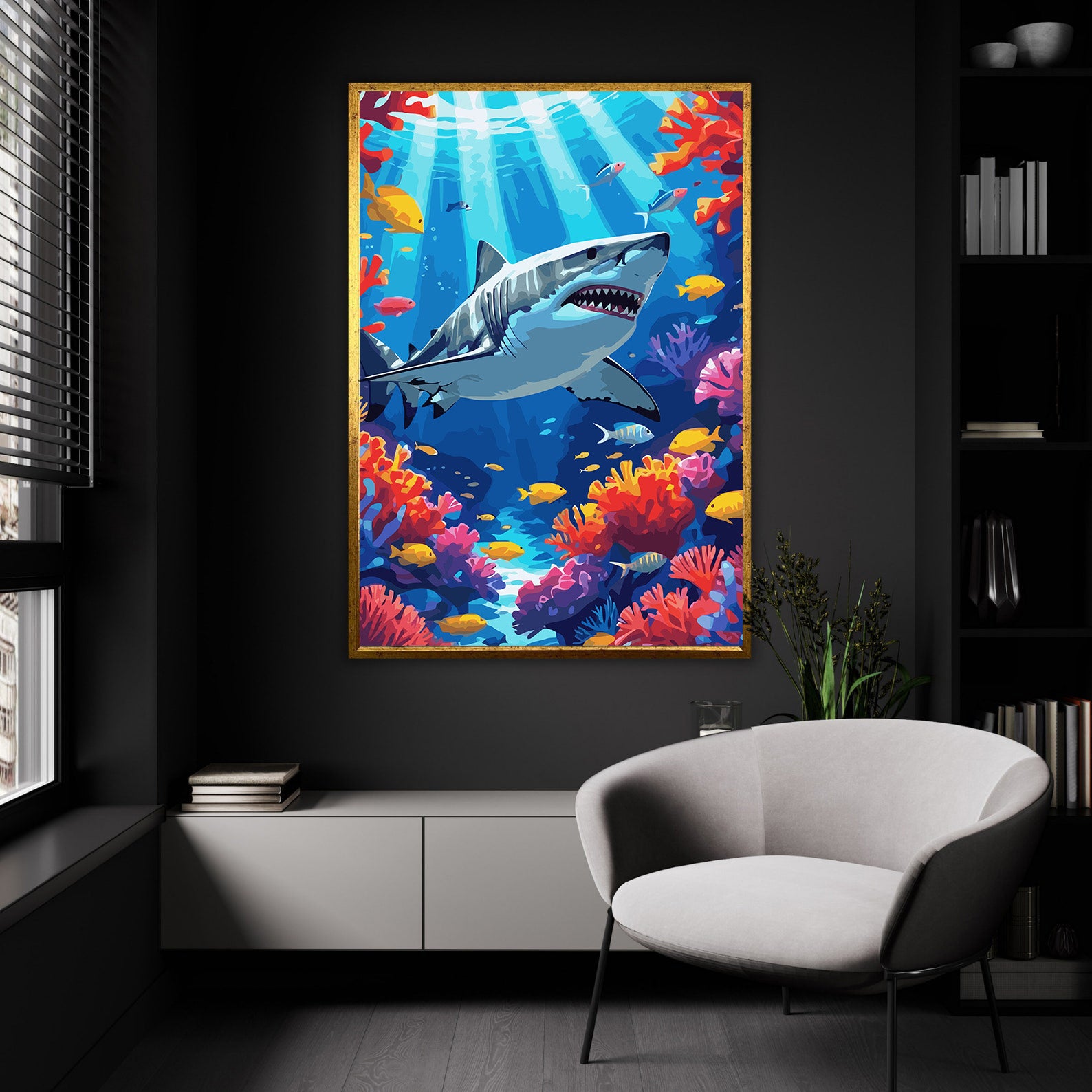 Pictura pe Numere – Stapanul recifului colorat 7362