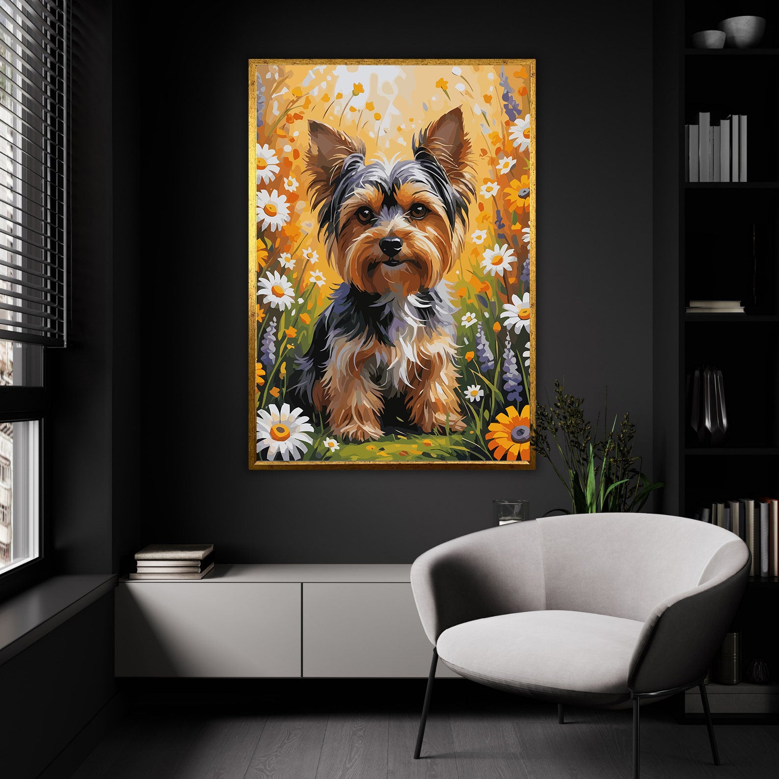 Pictura pe Numere – Micul yorkie 7473