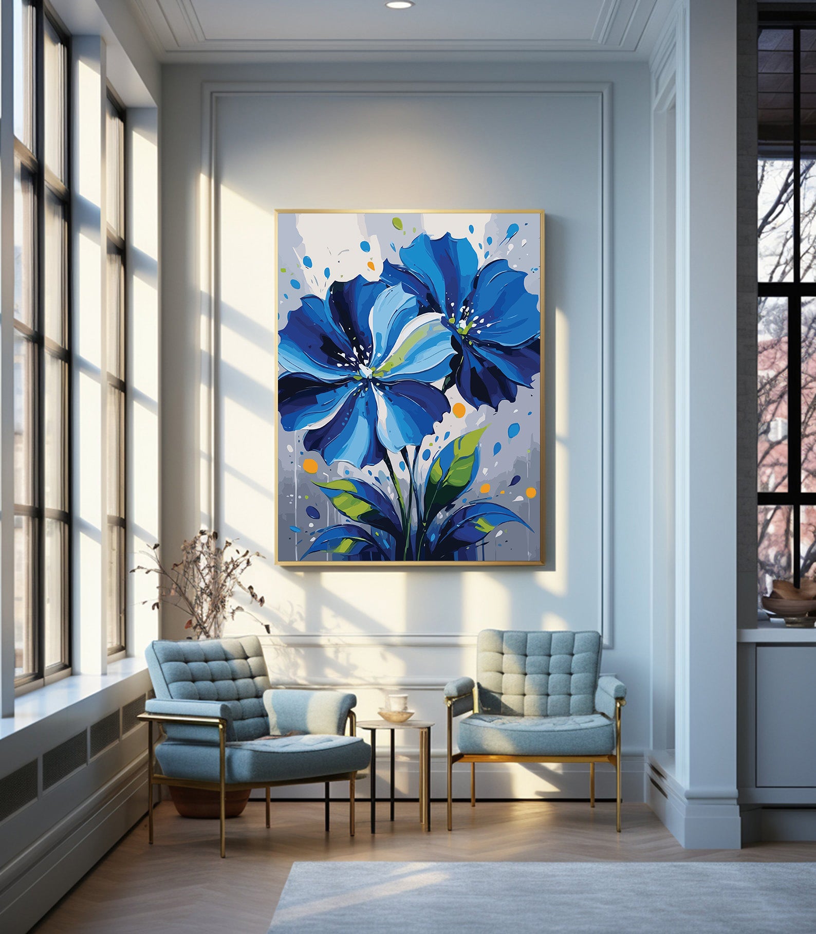 Pictura pe Numere – Maci de Azur 6853