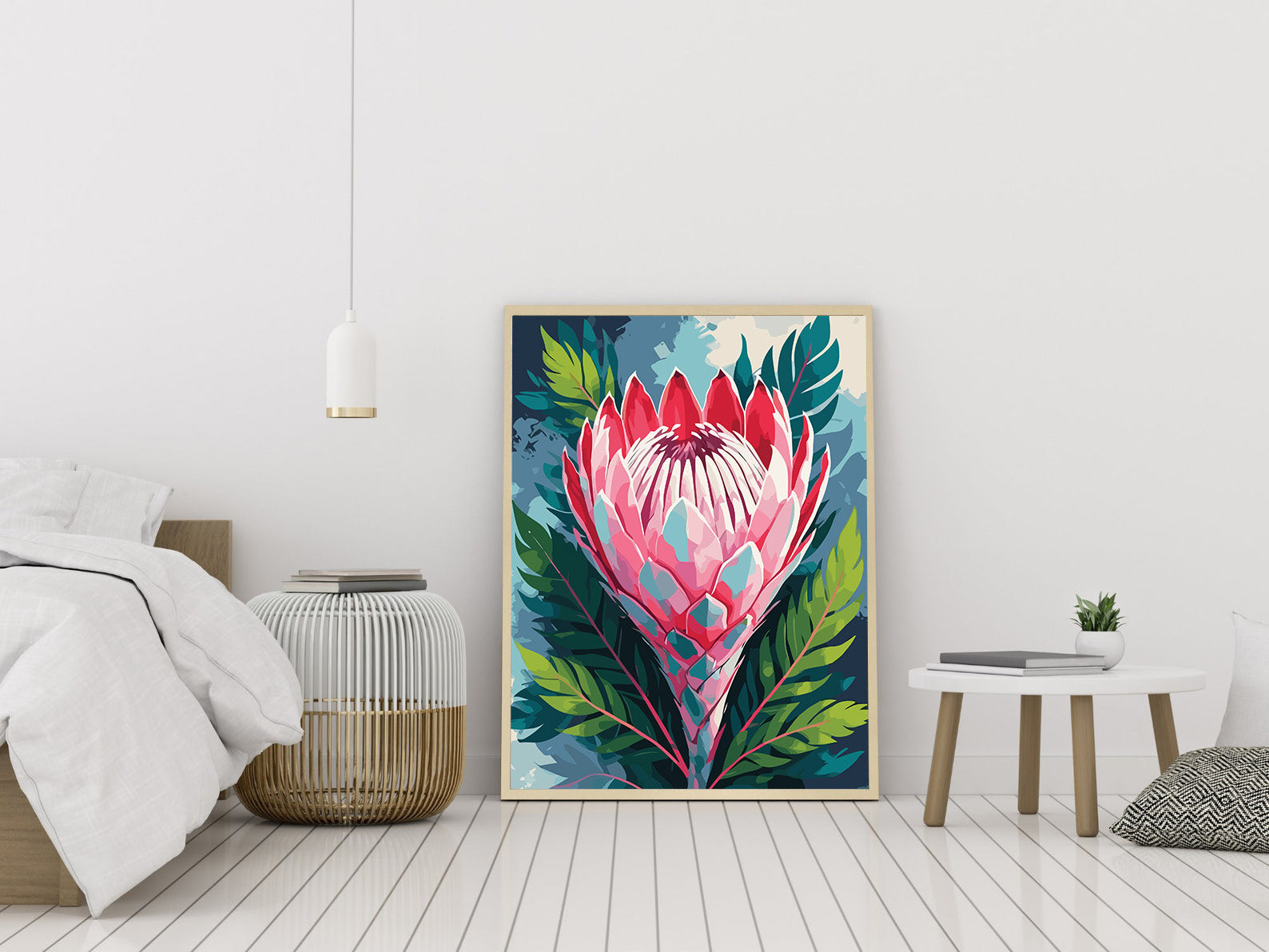 Pictura pe Numere – Protea in coroana salbatica 7236