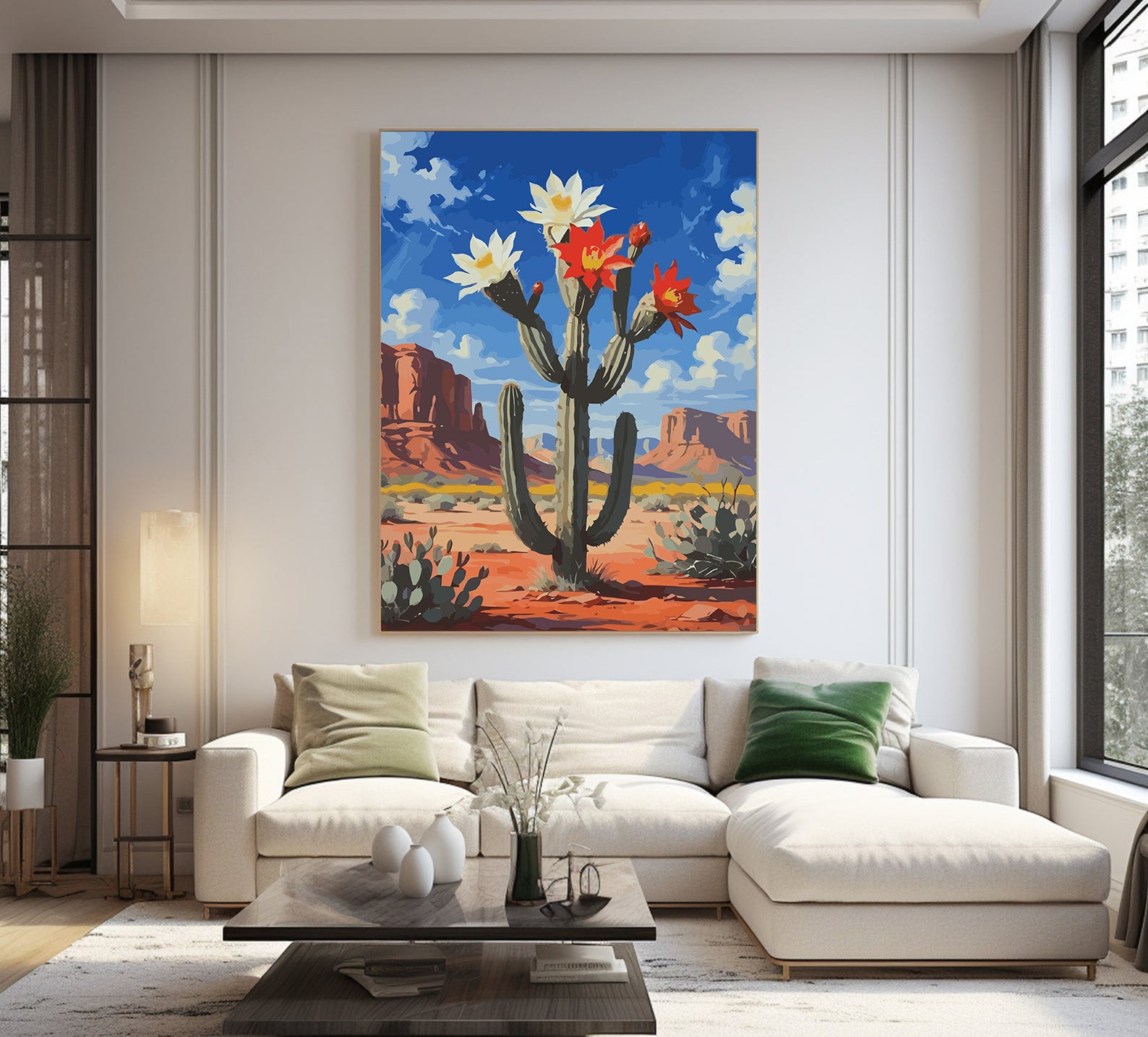 Pictura pe Numere – Oaza din desert 7050
