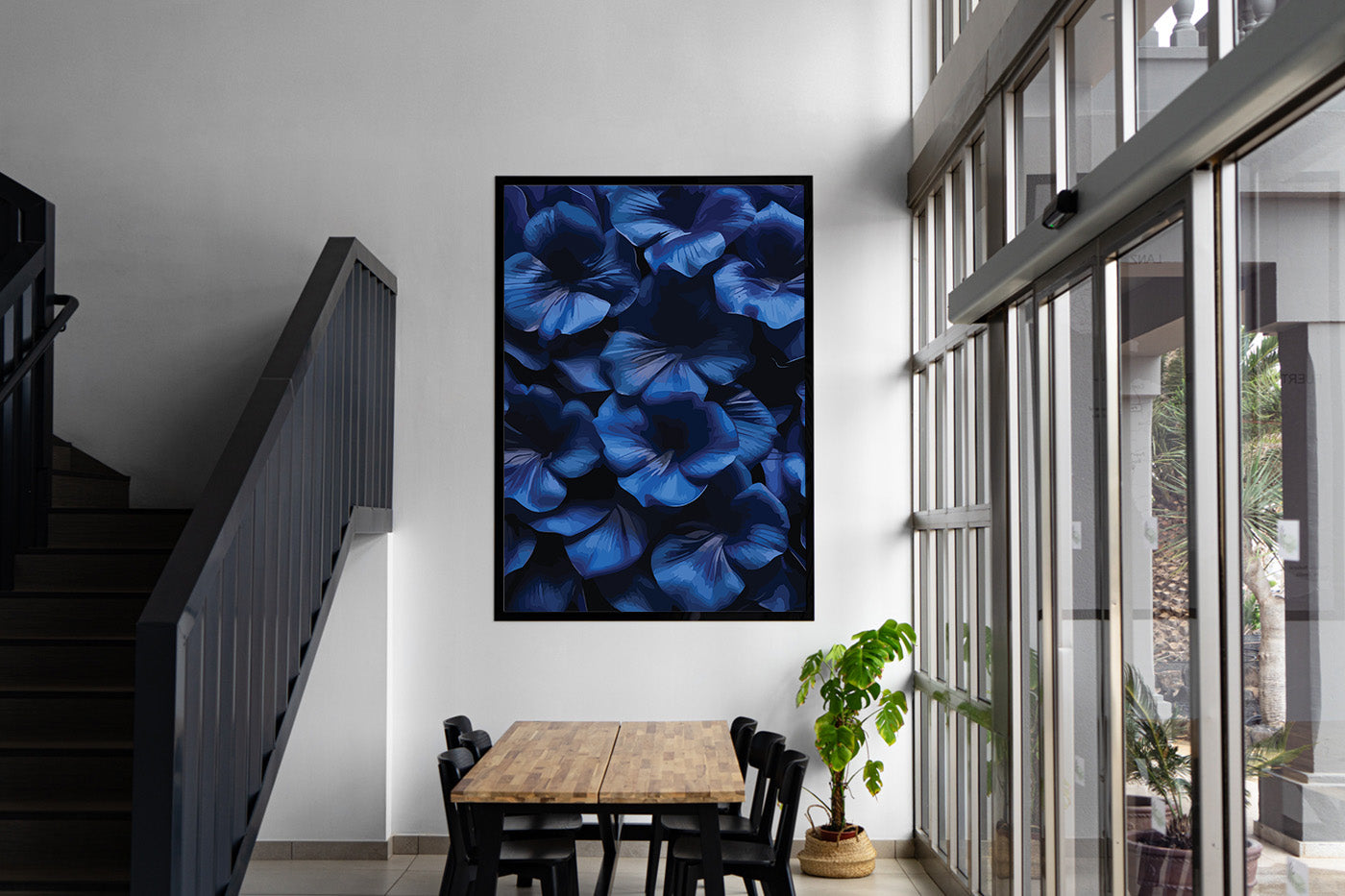 Pictura pe Numere – Albastru Infinit 6857