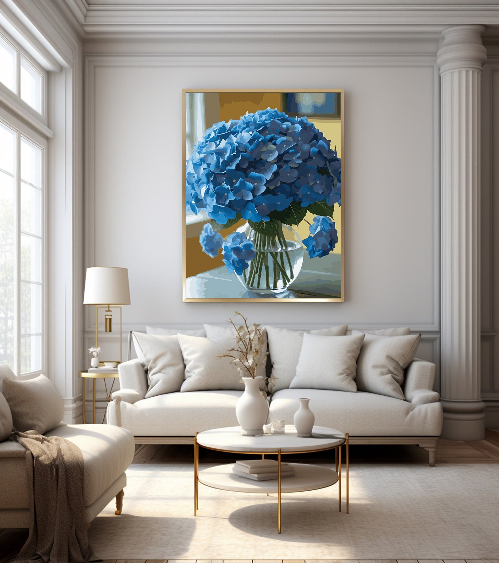 Pictura pe Numere – Sfera de azur 7068