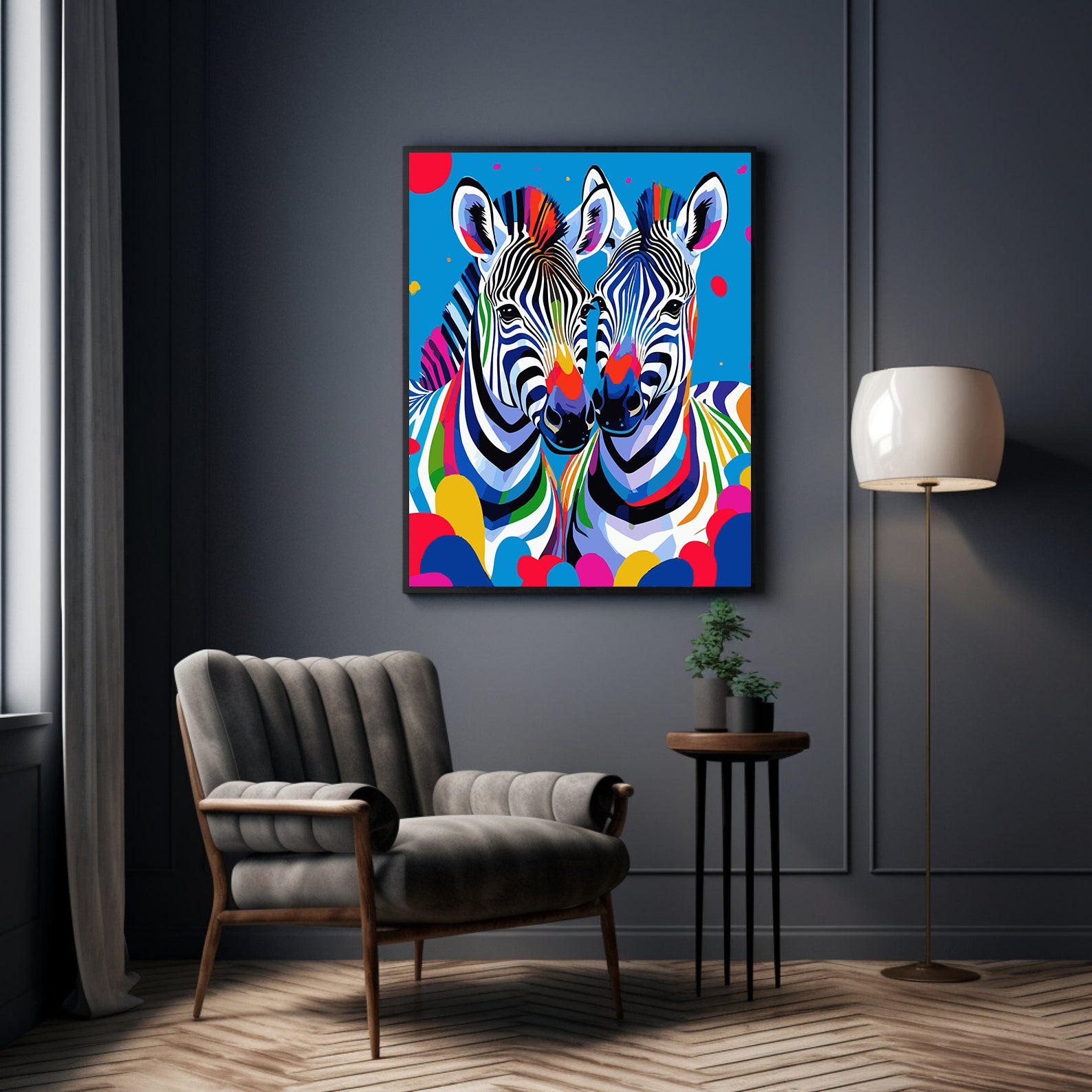 Pictura pe Numere – Contrast monocrom 7446