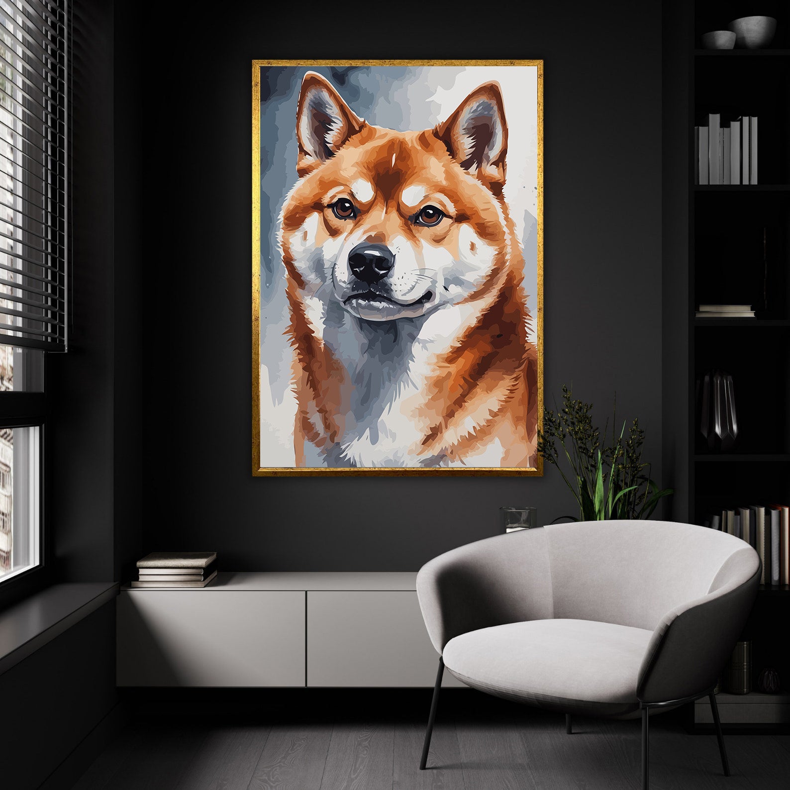 Pictura pe Numere – Flacara de roscat 7338