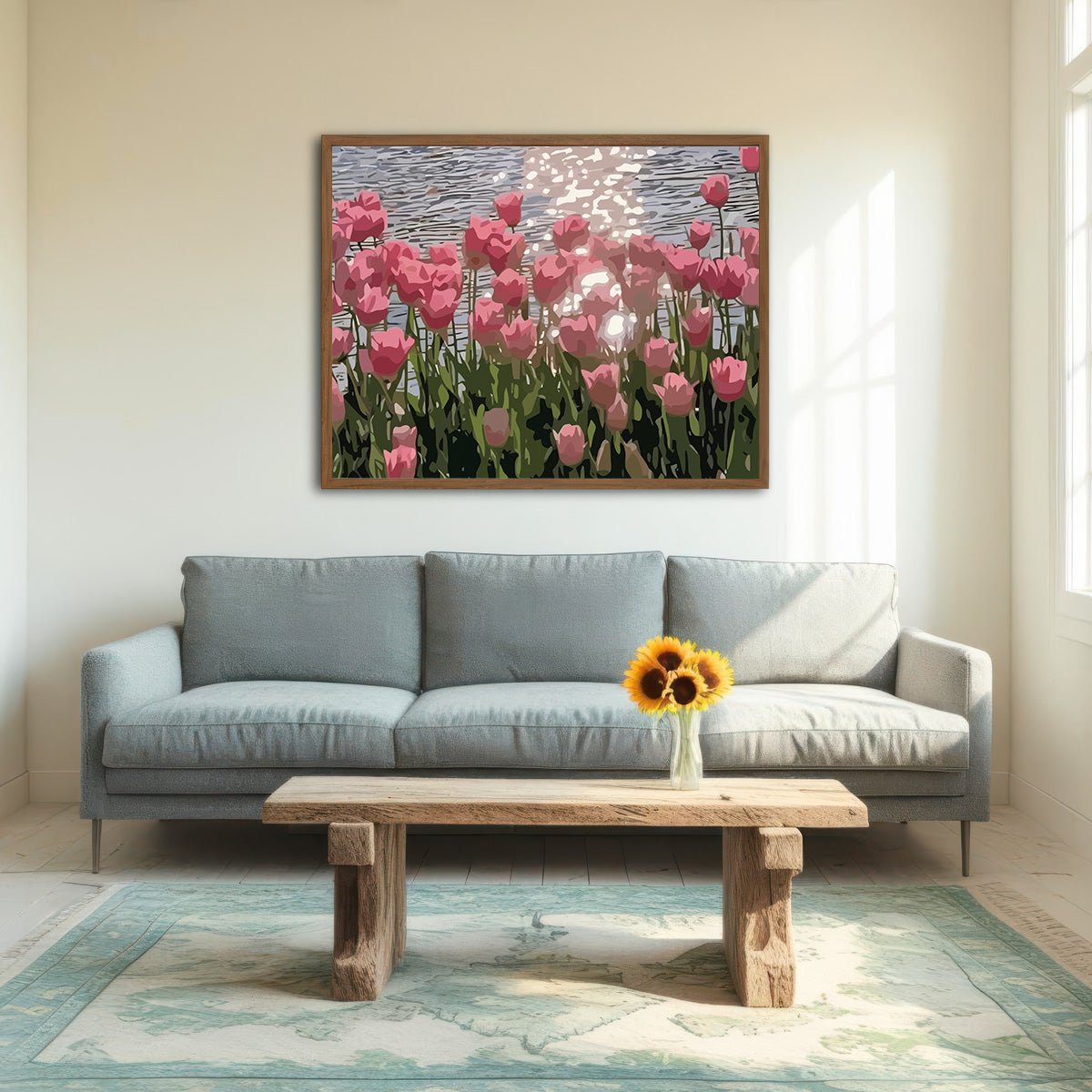 Pictura pe Numere – Reflexii roz 7114
