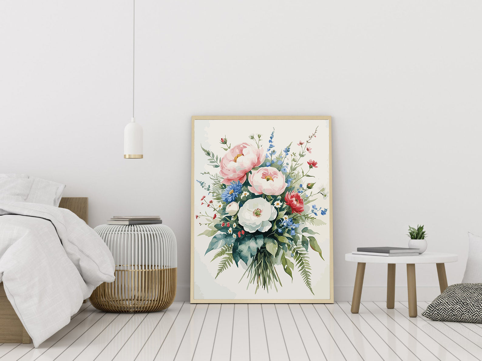 Pictura pe Numere – Buchet de bujori 6882