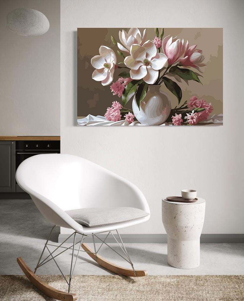Pictura pe Numere – Eleganta magnoliilor 7085