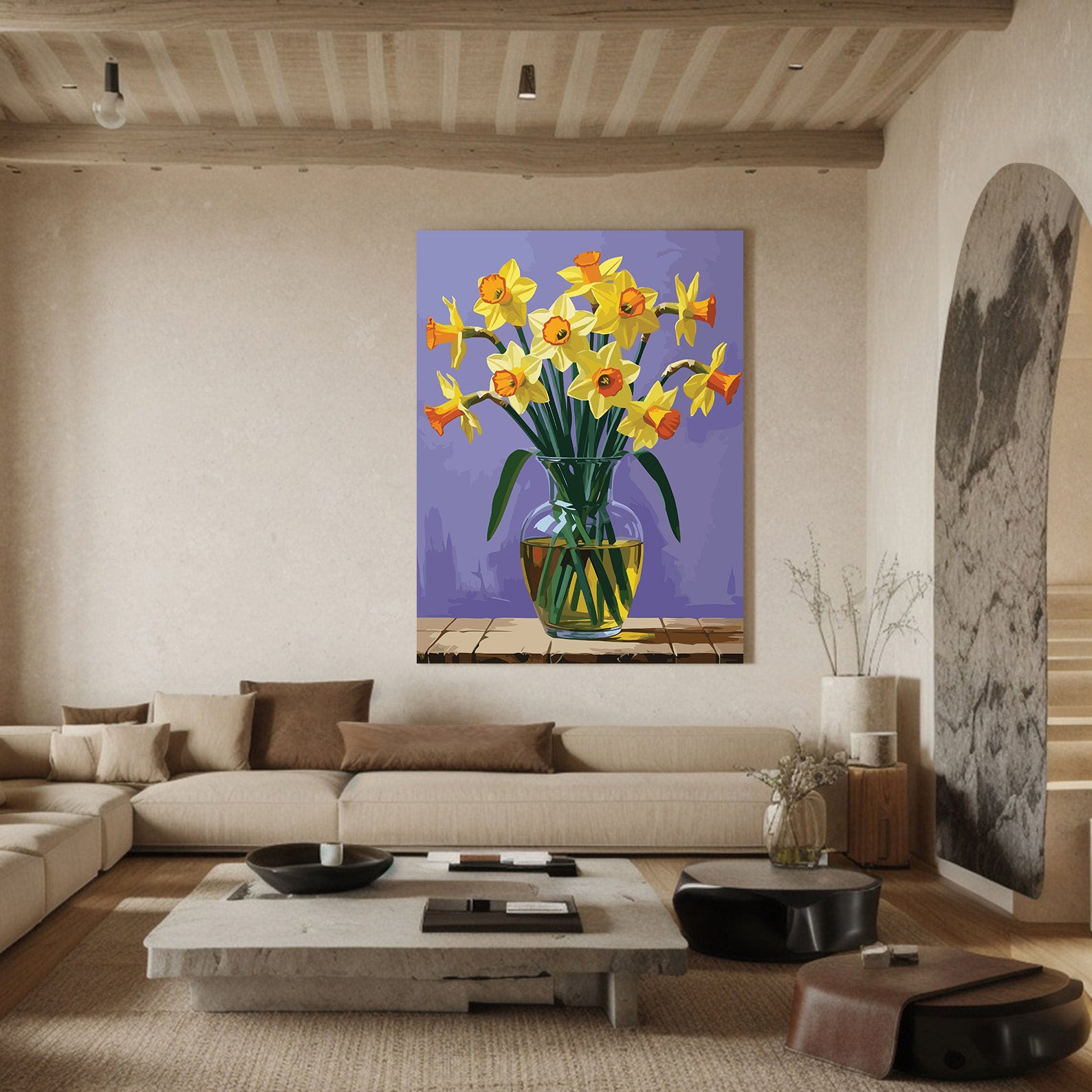 Pictura pe Numere – Surasul galben 7122