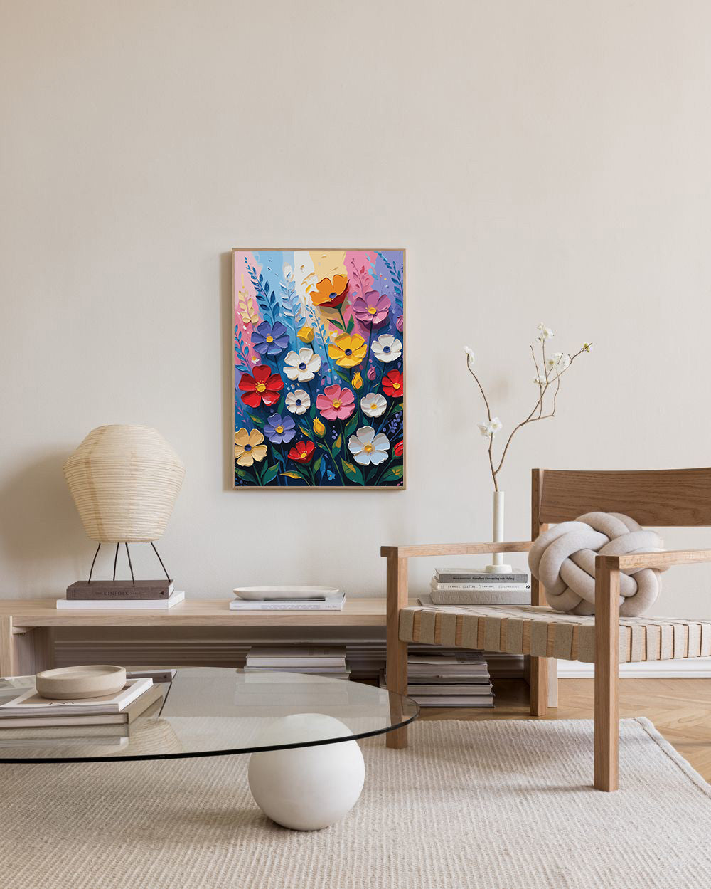 Pictura pe Numere – Mozaic de petale 7226