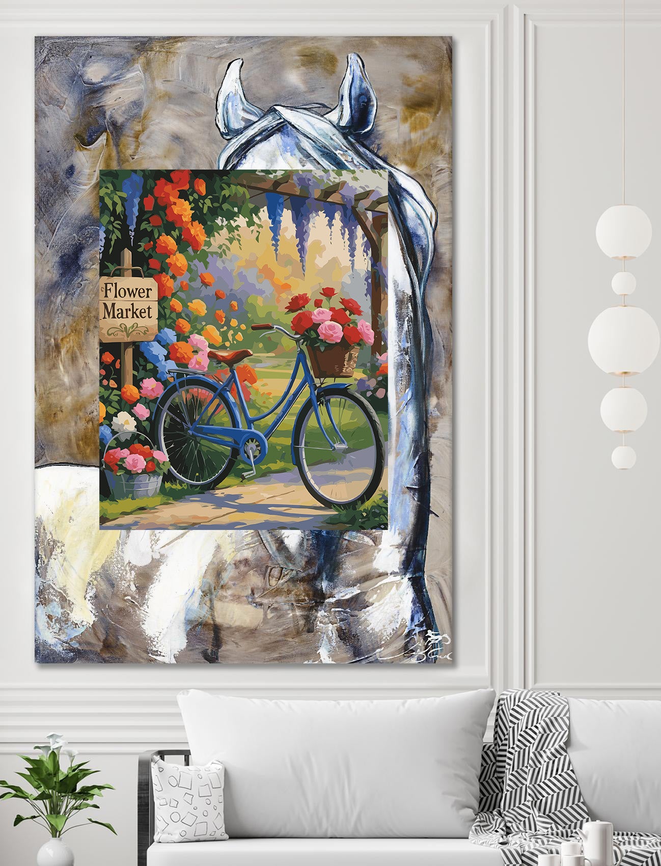 Pictura pe Numere – Flower Market 6960