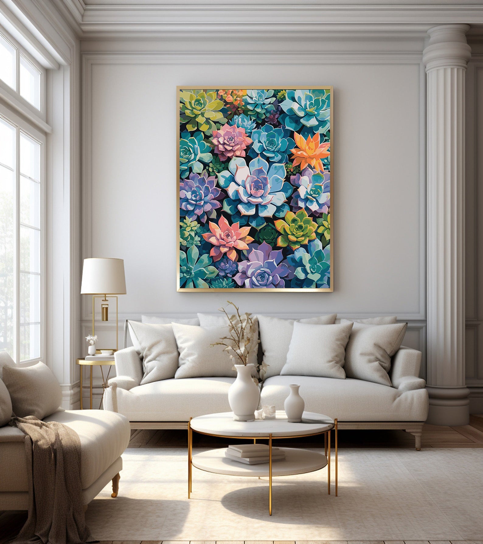 Pictura pe Numere – Mozaic vegetal 6905