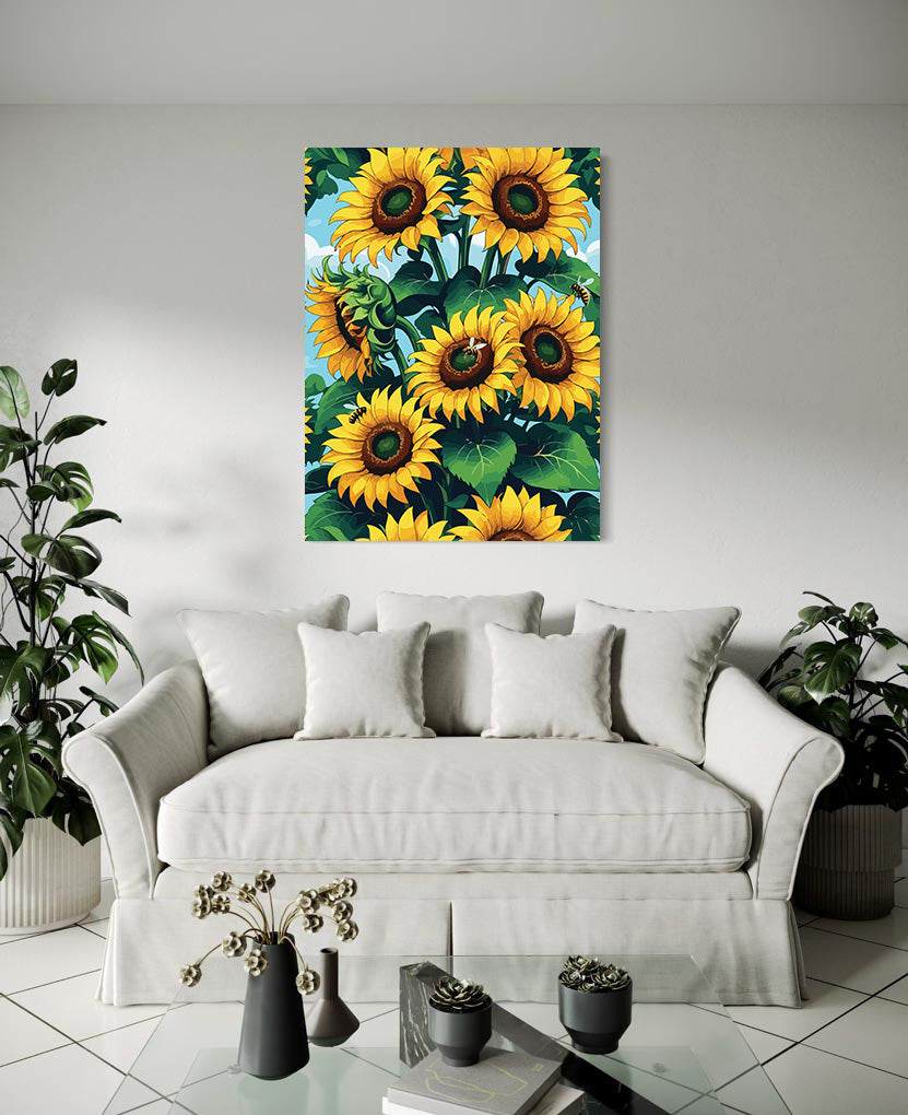 Pictura pe Numere – Inchinaciune solara 7088