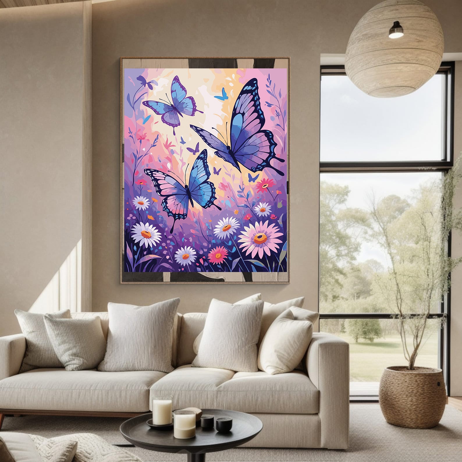 Pictura pe Numere – Dansul fluturilor 7139