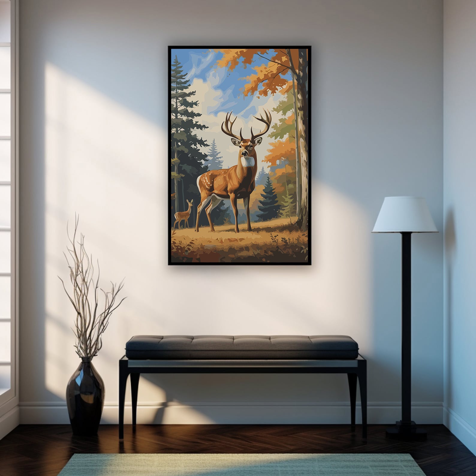 Pictura pe Numere – Majestatea cerbului falnic 7492