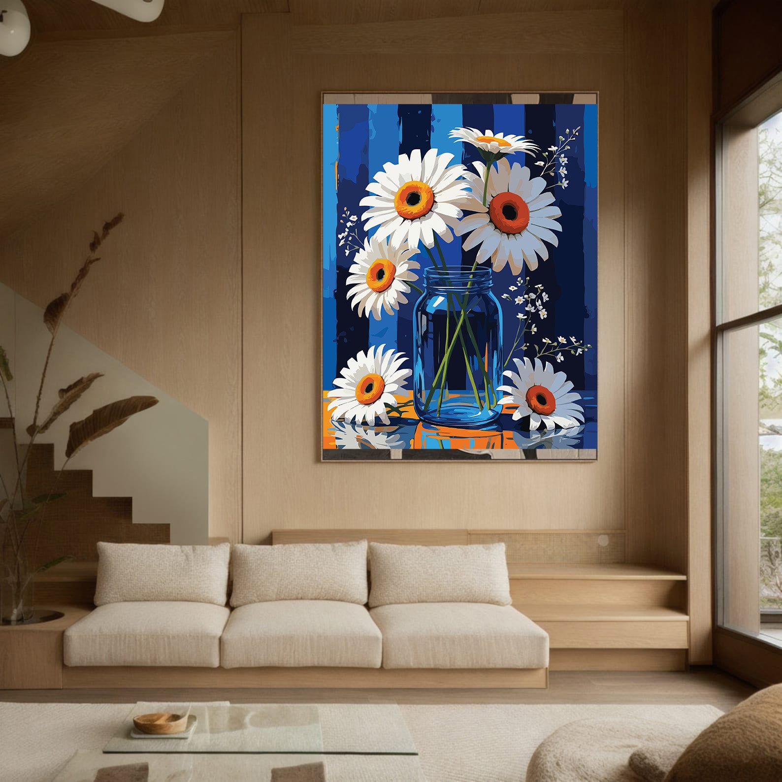 Pictura pe Numere – Puritate in azur 7032