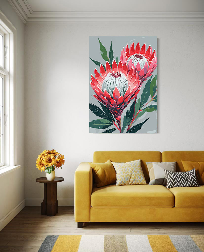 Pictura pe Numere – Protea eleganta 7007