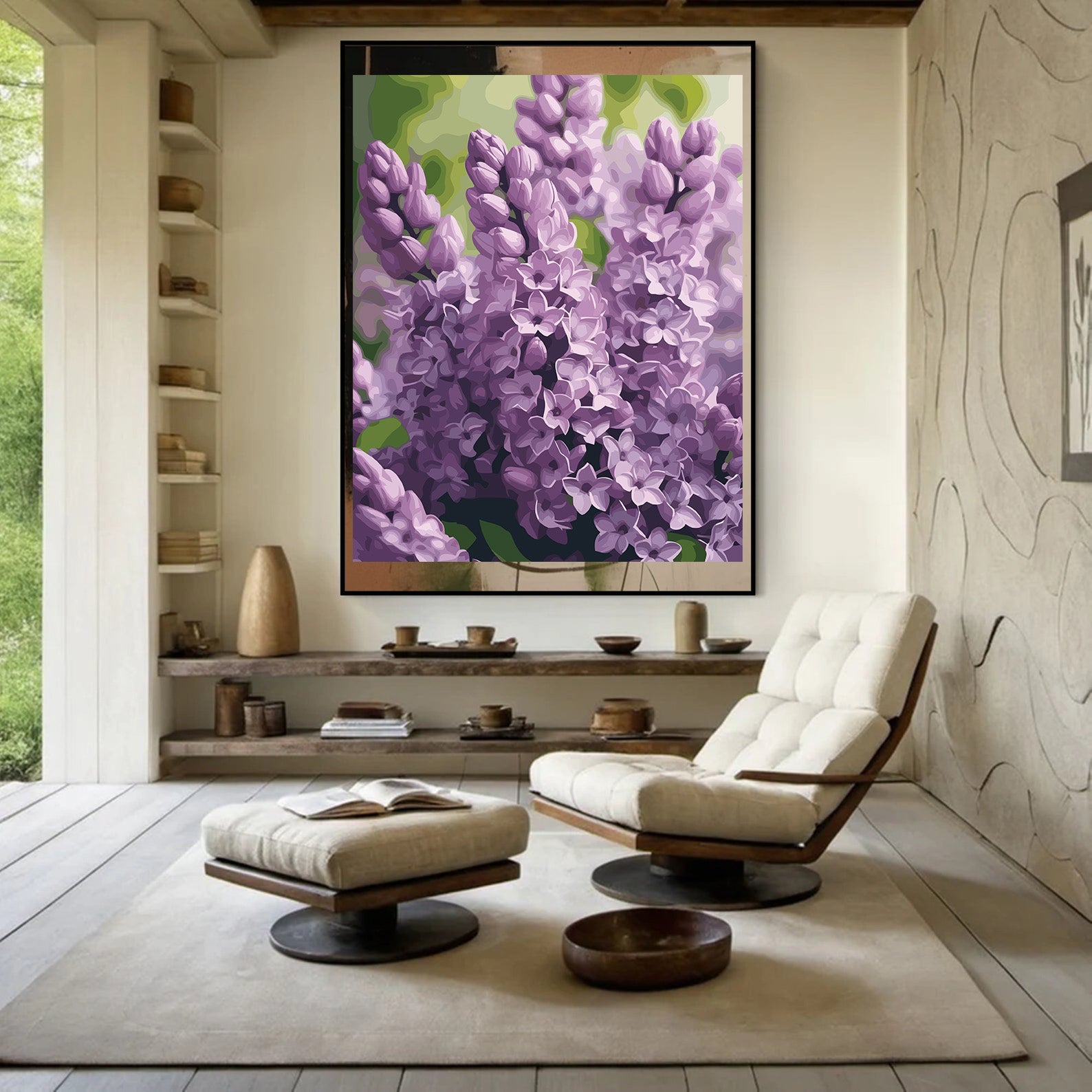 Pictura pe Numere – Parfum de liliac 7025