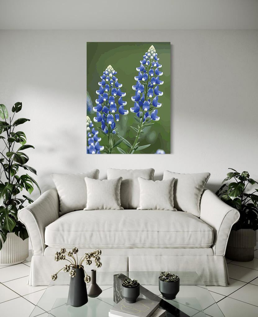 Pictura pe Numere – Ecou de safir 6951