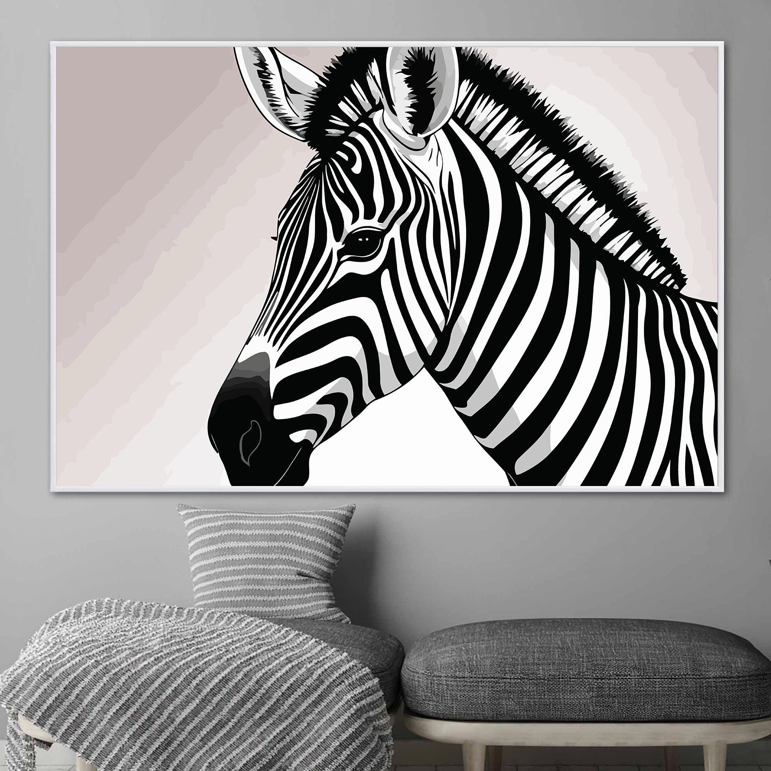 Pictura pe Numere – Contrast monocrom 7447