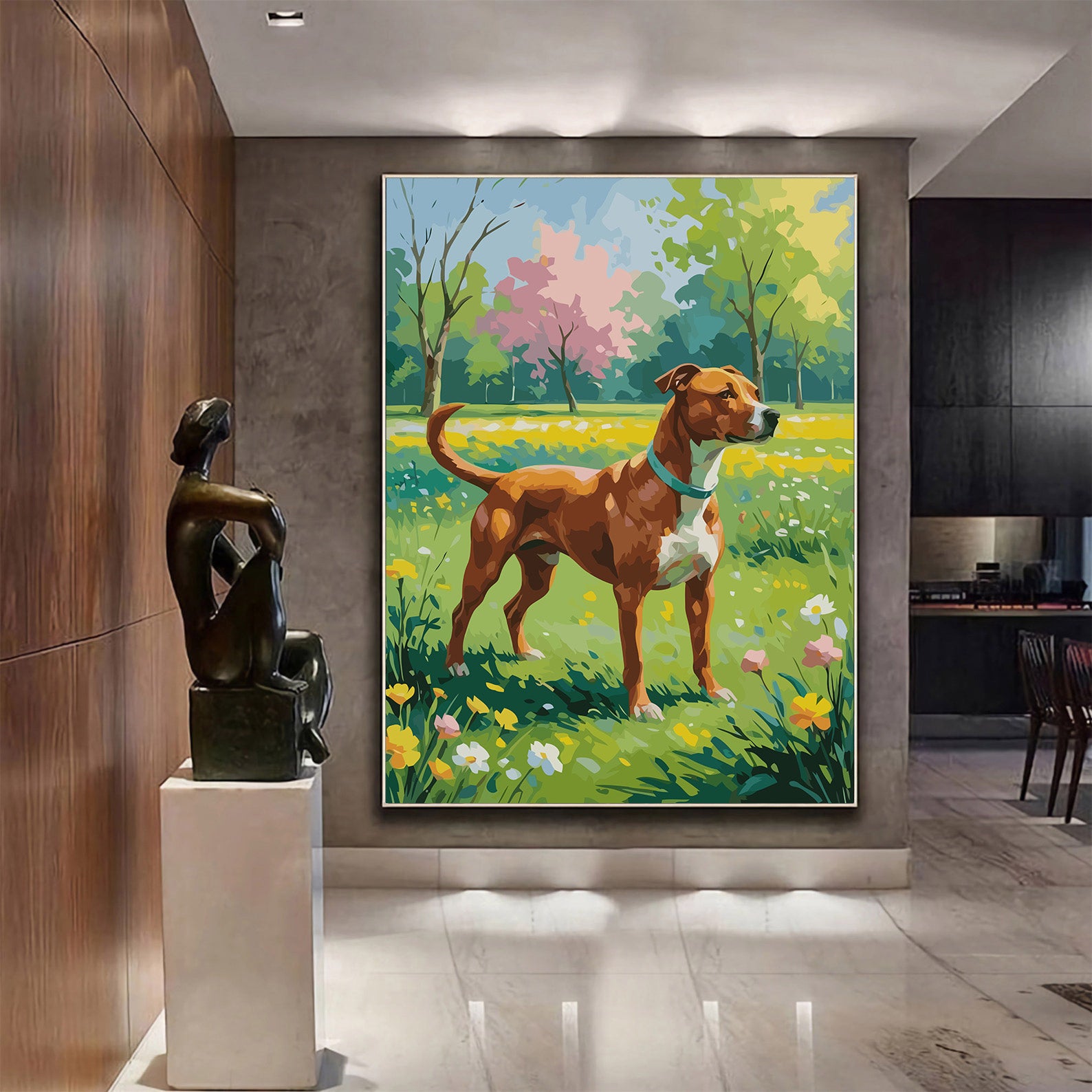 Pictura pe Numere – Sentinela de bronz 7359
