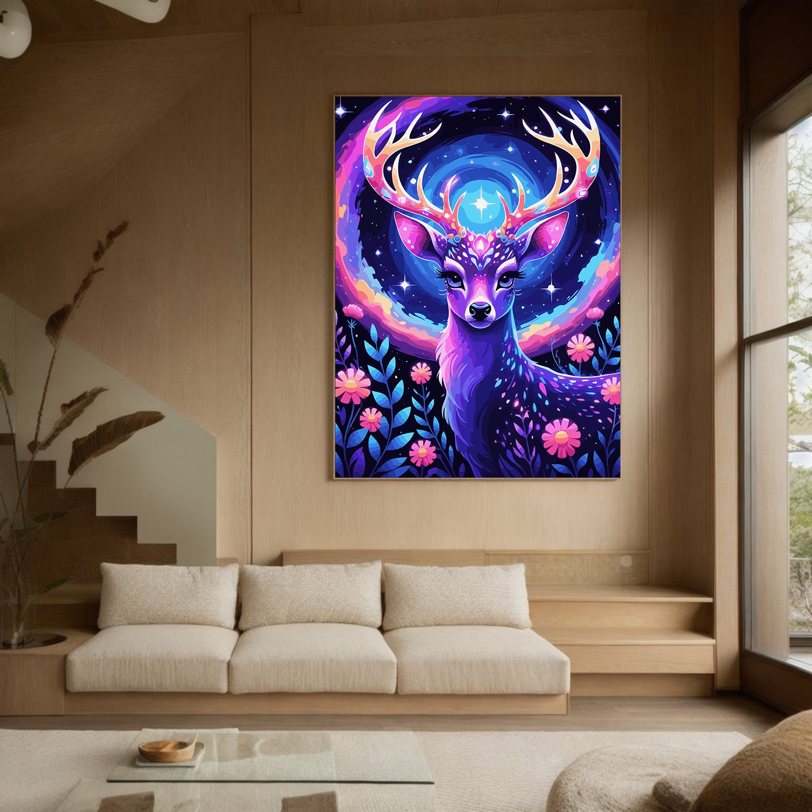 Pictura pe Numere – Cerbul cosmic 7373