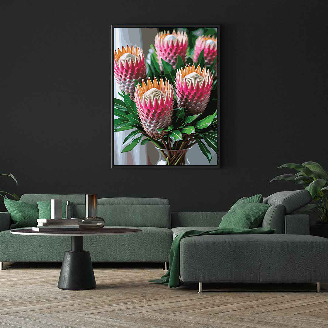 Pictura pe Numere – Coroana de protea 7000
