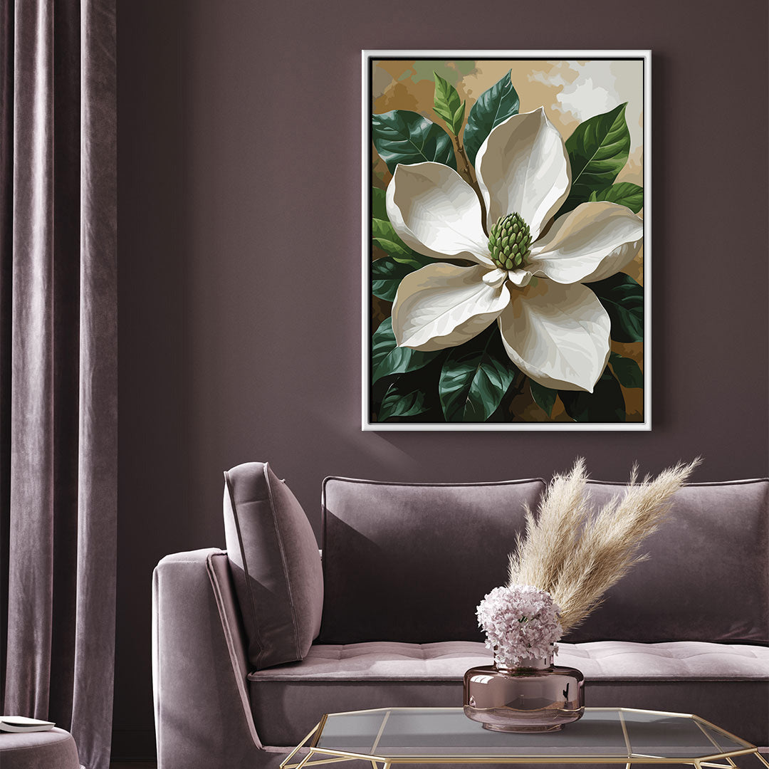 Pictura pe Numere – Magnolia inflorita 6889