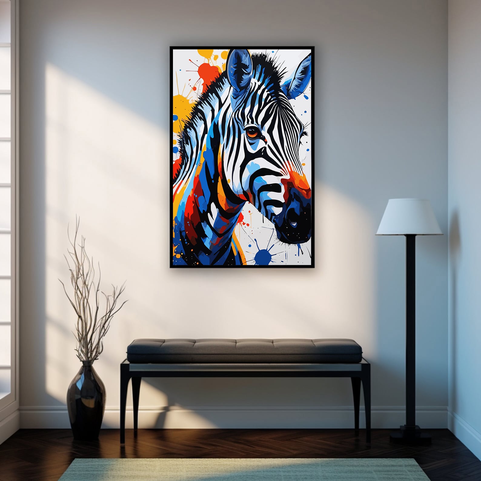 Pictura pe Numere – Reflexia zebrei 7390