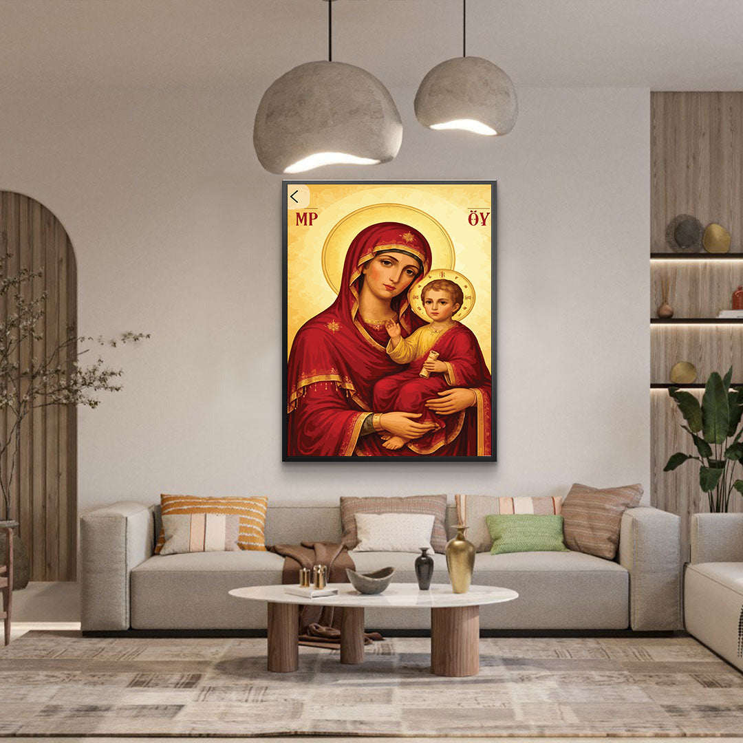 Pictura pe Numere – Ocrotirea Maicii Domnului 7502