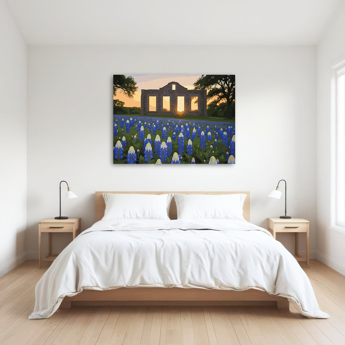 Pictura pe Numere – Ruinele albastre 7135