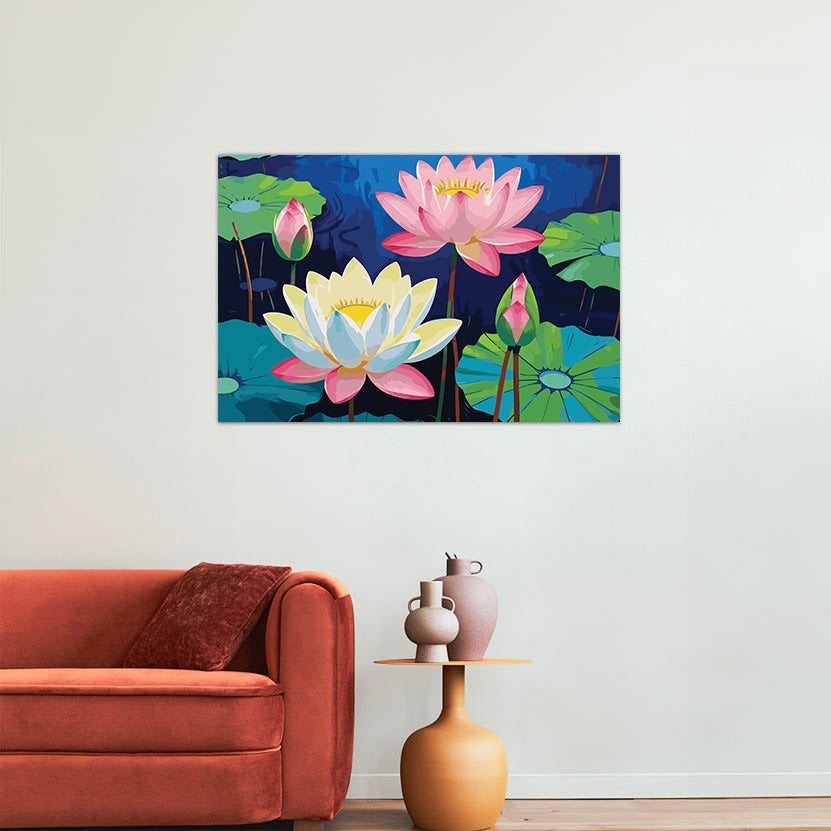 Pictura pe Numere – Serenitatea lotusului 7216