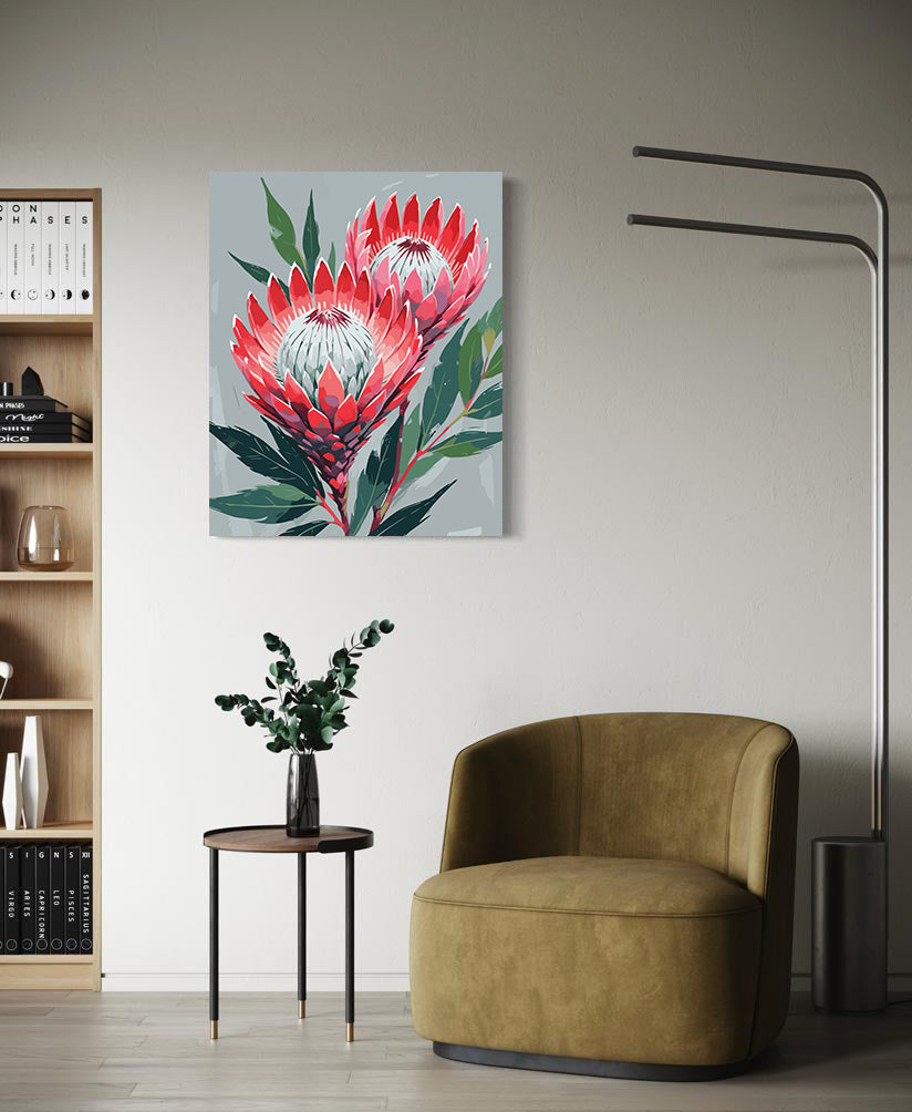 Pictura pe Numere – Protea eleganta 7007