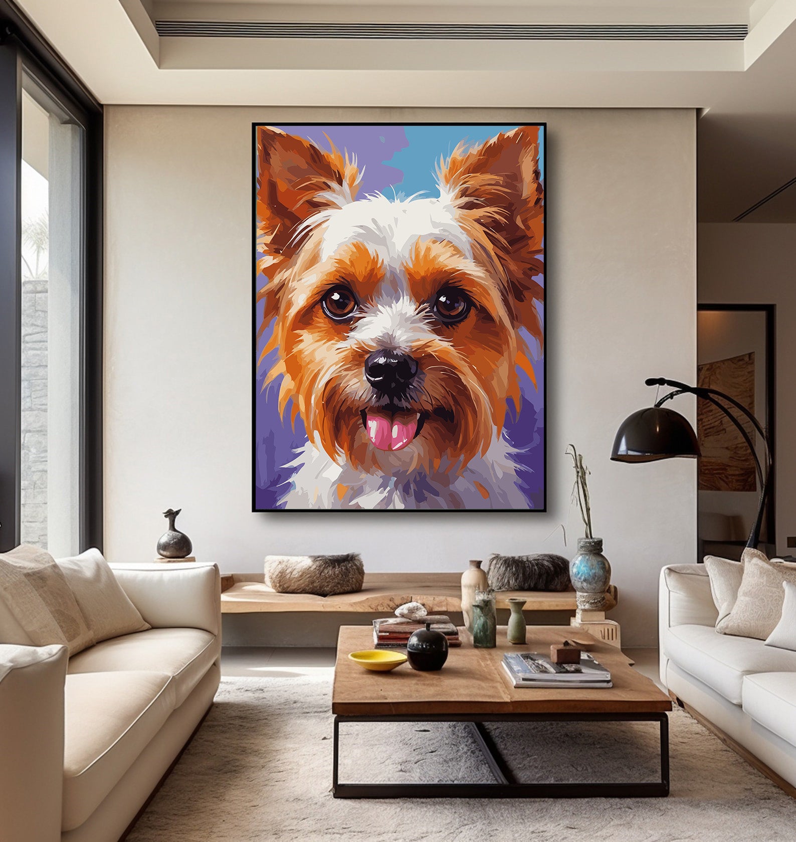 Pictura pe Numere – Zambetul strengarului yorkie 7392