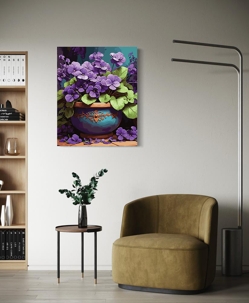 Pictura pe Numere – Taina violetelor 6974