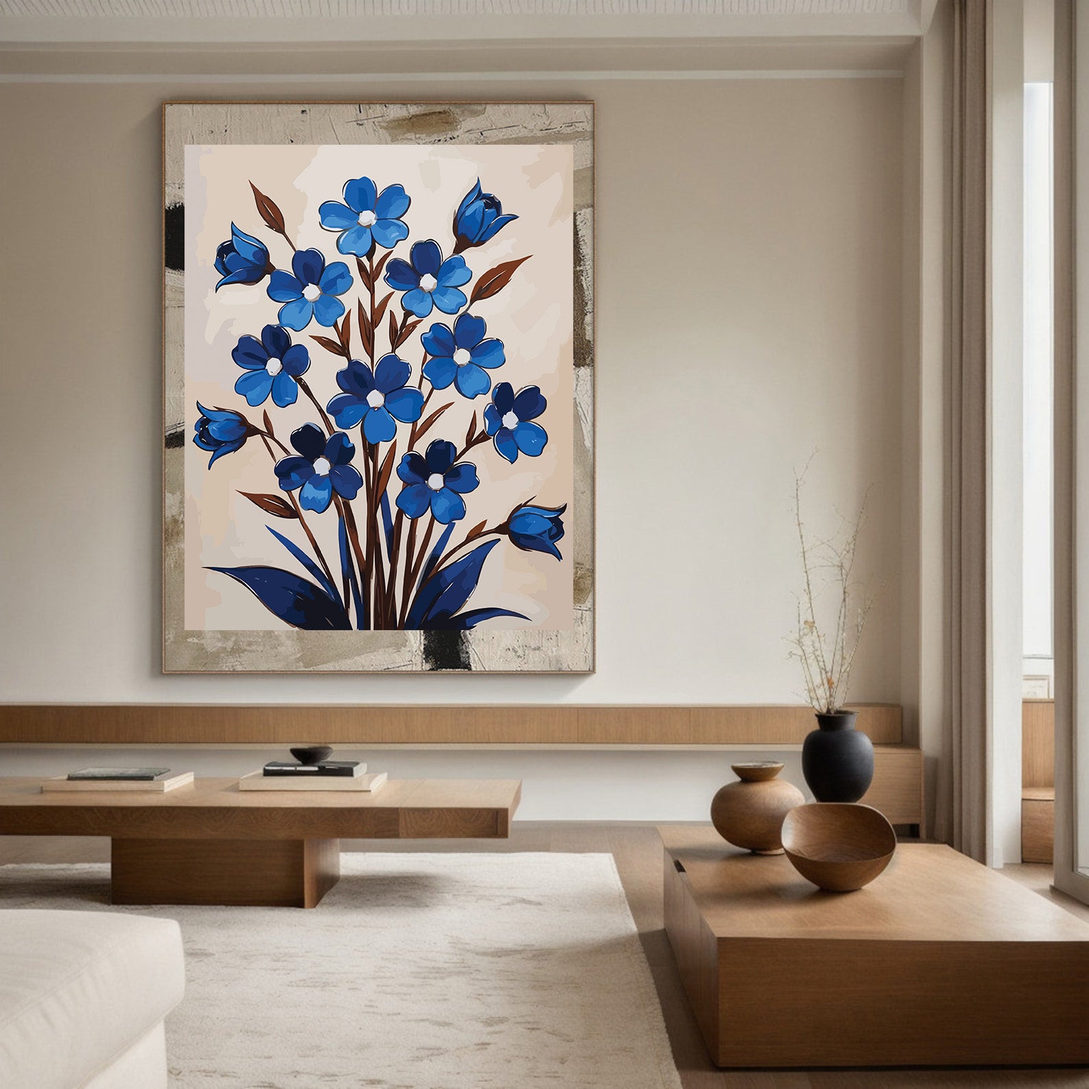 Pictura pe Numere – Tonuri de azur 7137