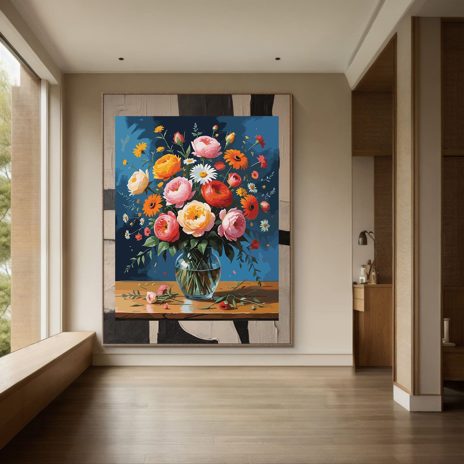 Pictura pe Numere – Efervescenta florala 7150