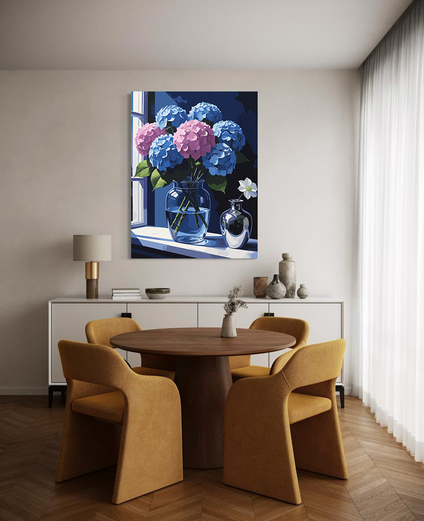 Pictura pe Numere – Contrast la fereastra 7046