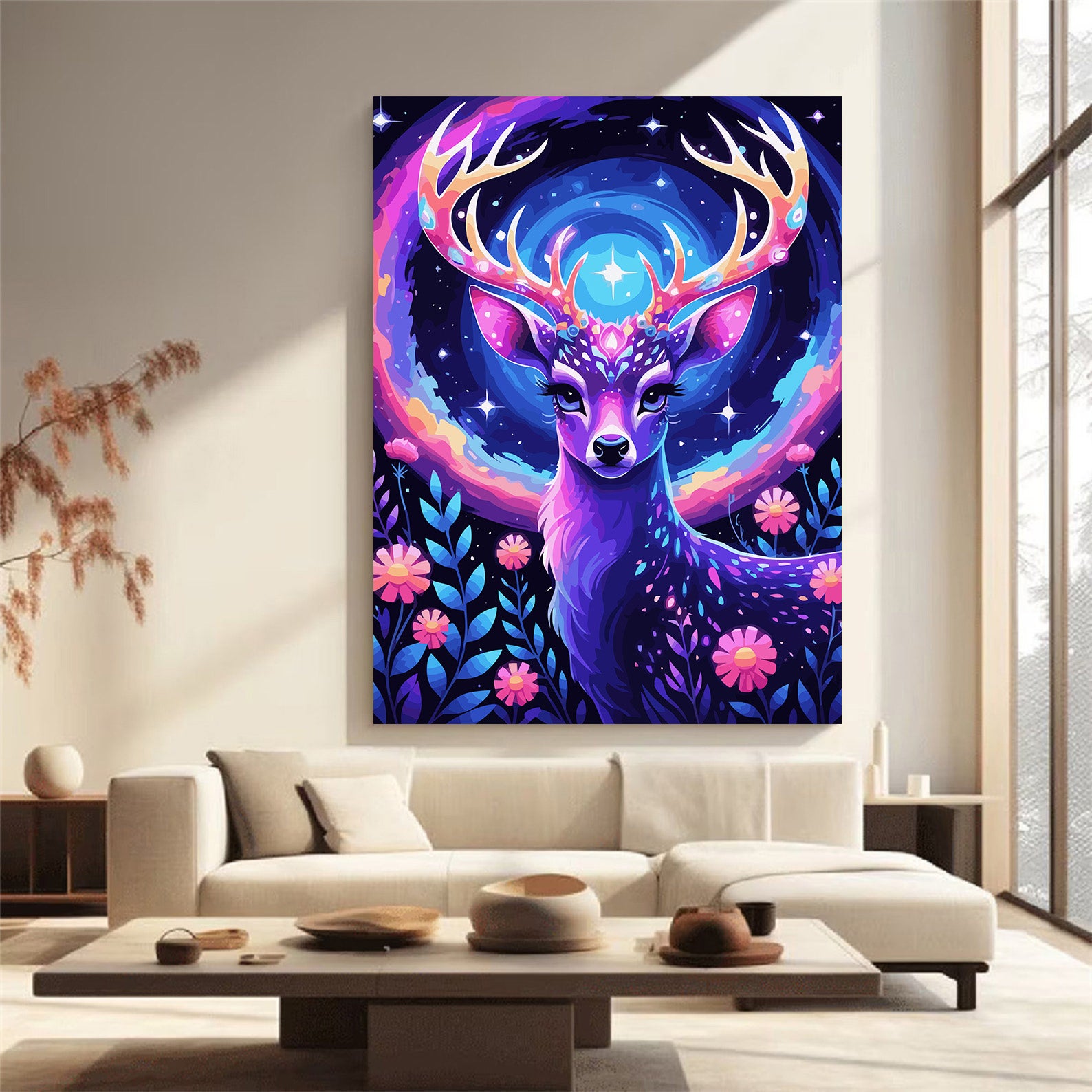 Pictura pe Numere – Cerbul cosmic 7373