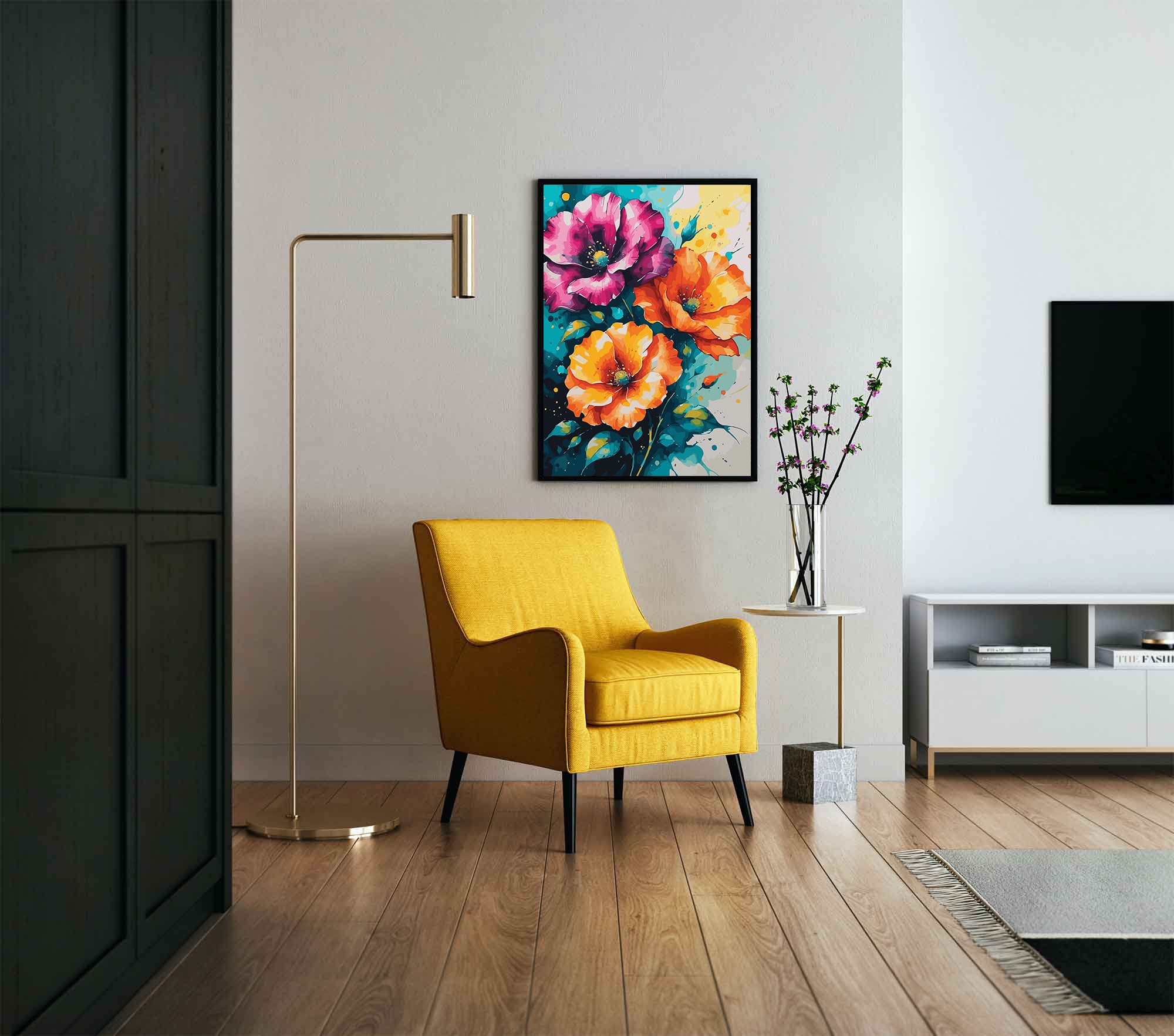 Pictura pe Numere – Stropi de acuarela 7240