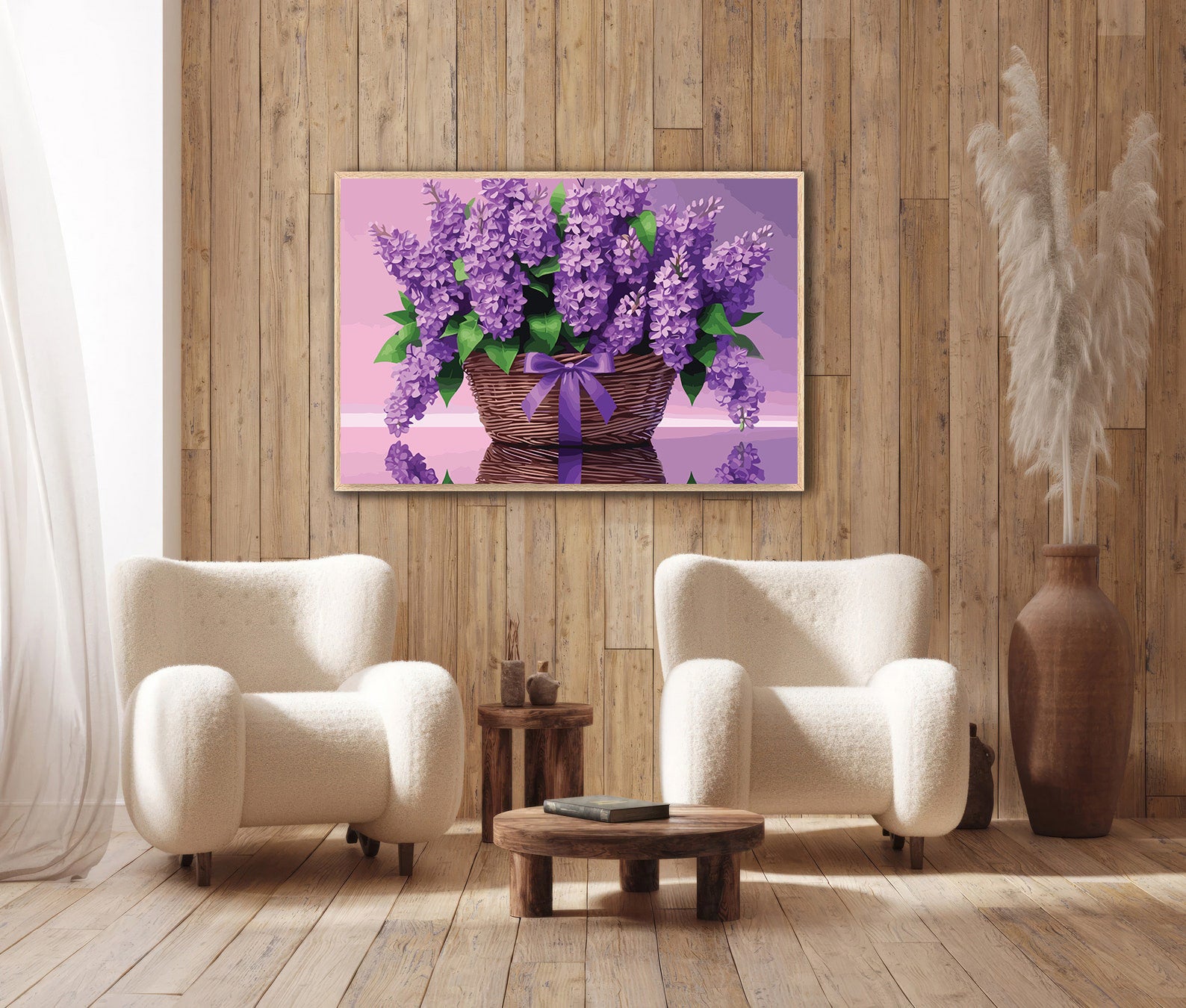 Pictura pe Numere – Cosul cu Liliac 6841