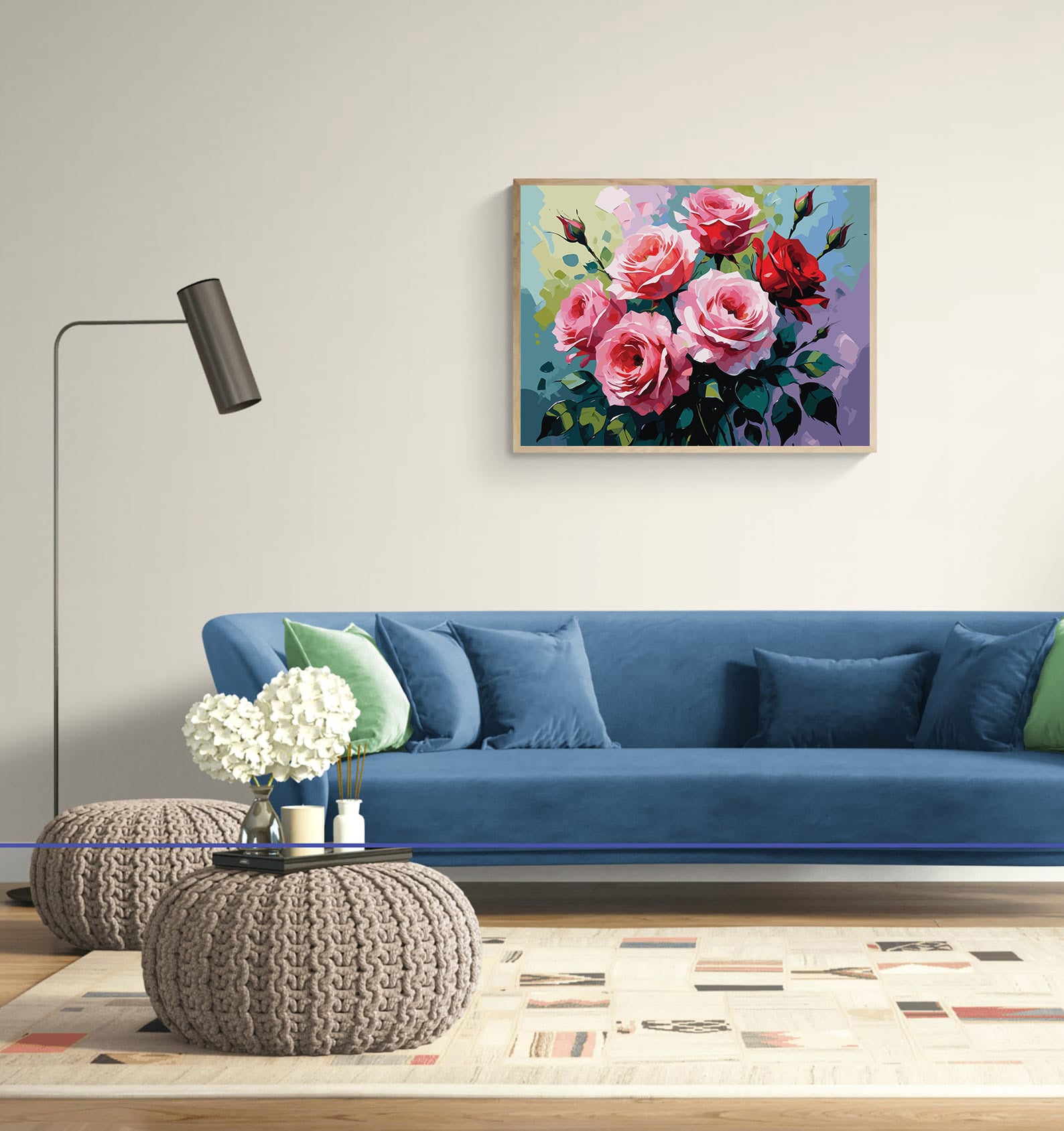 Pictura pe Numere – Simfonia trandafirilor 7019