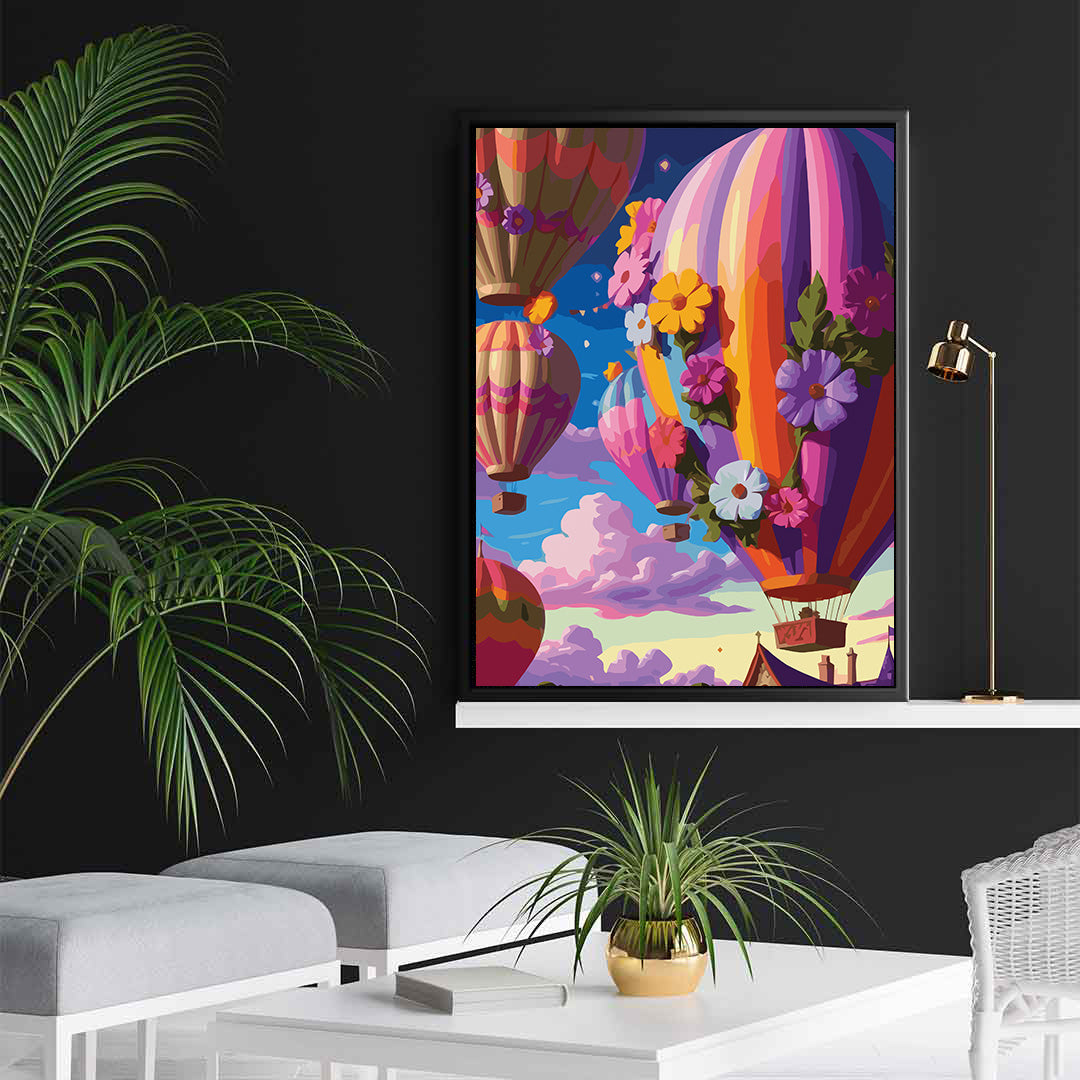 Pictura pe Numere – Zbor floral 7096