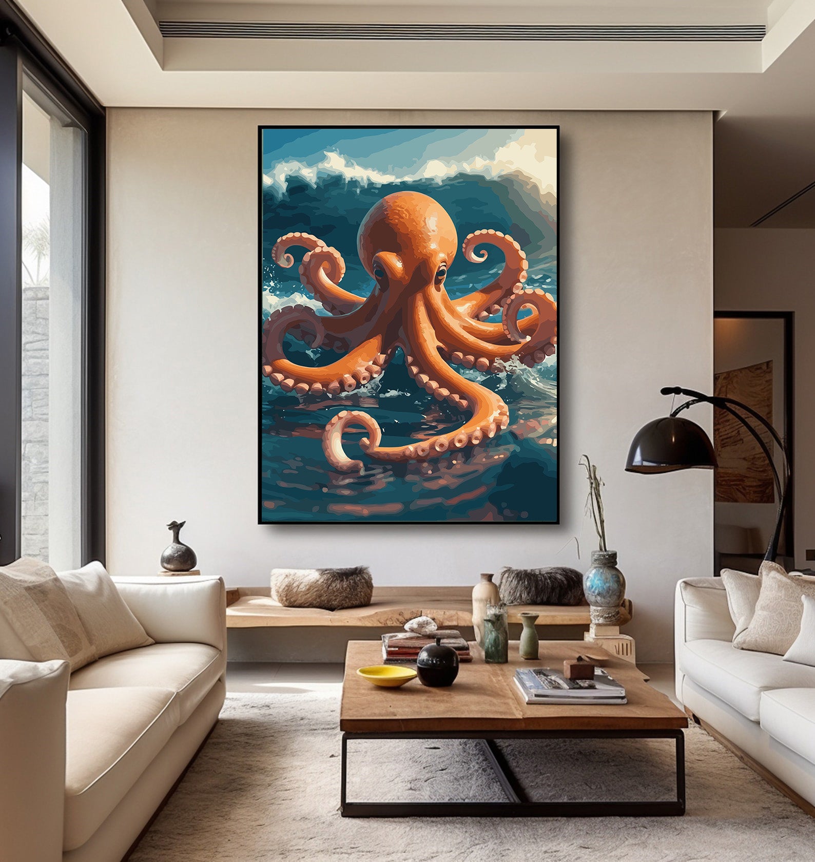 Pictura pe Numere – Tentacule in dansul oceanului 7463