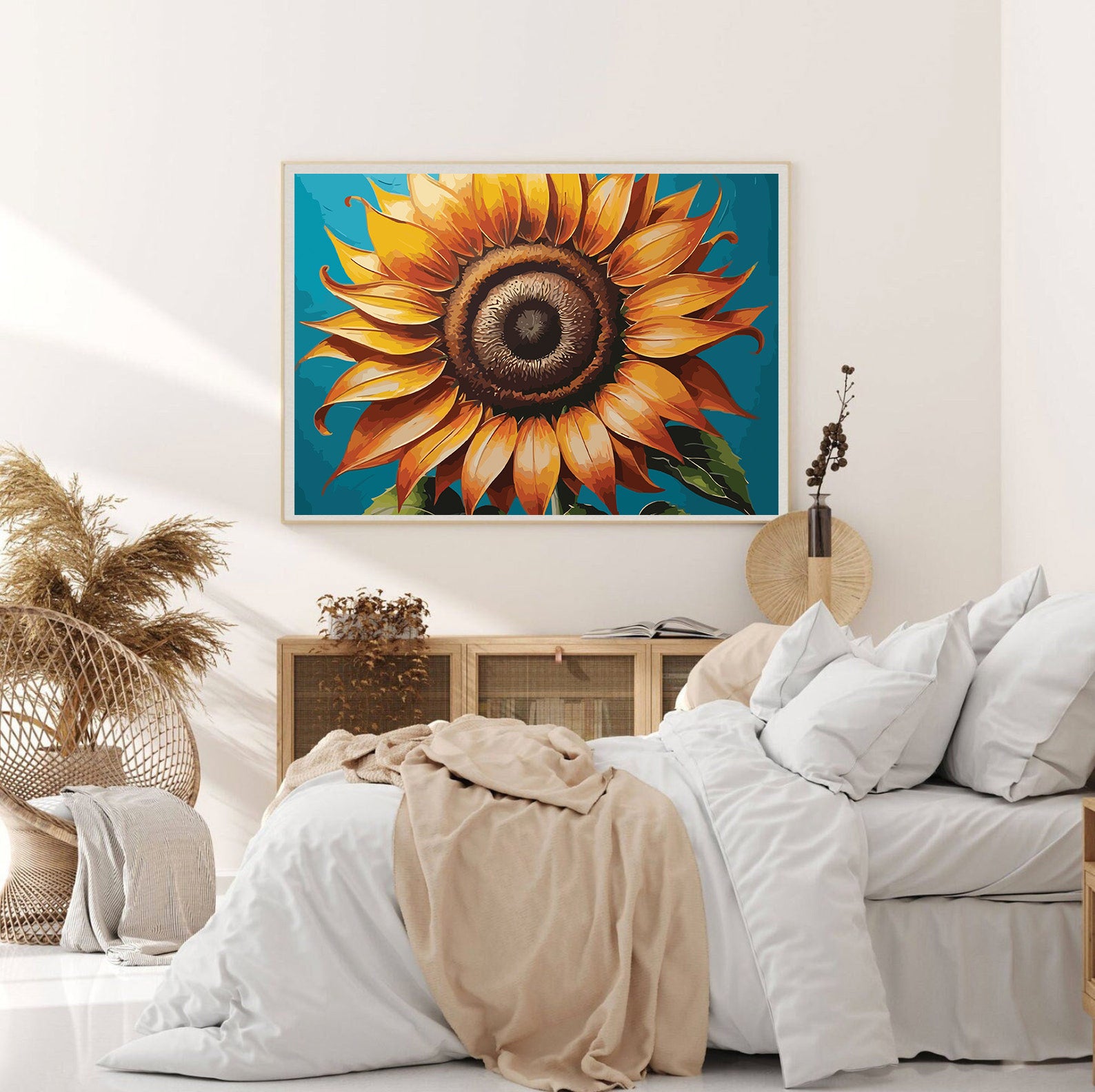 Pictura pe Numere – Floarea soarelui 6900