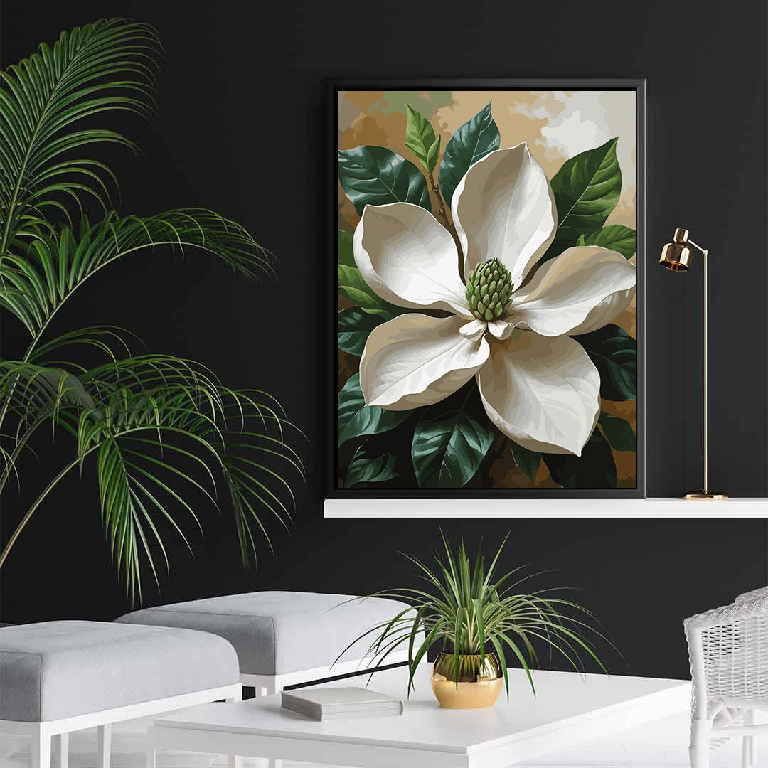 Pictura pe Numere – Magnolia inflorita 6889