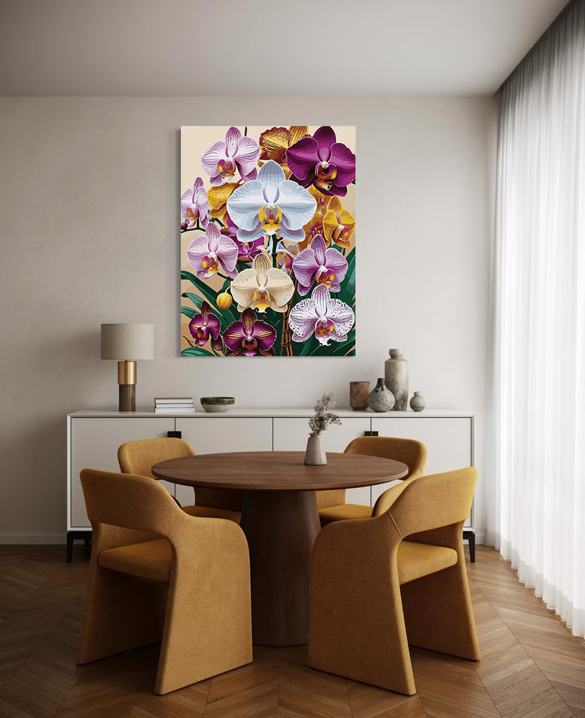 Pictura pe Numere – Orhidee in simfonia culorilor 7238