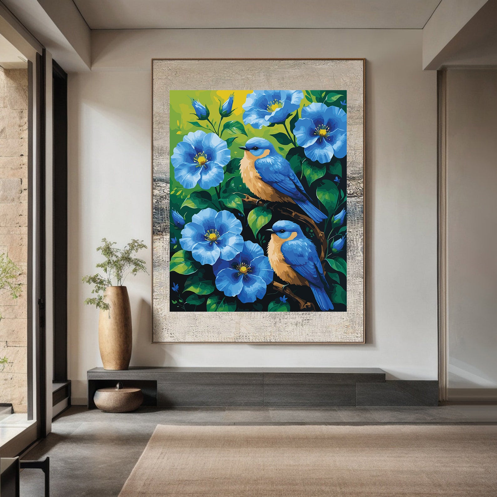 Pictura pe Numere – Cantec albastru 6998